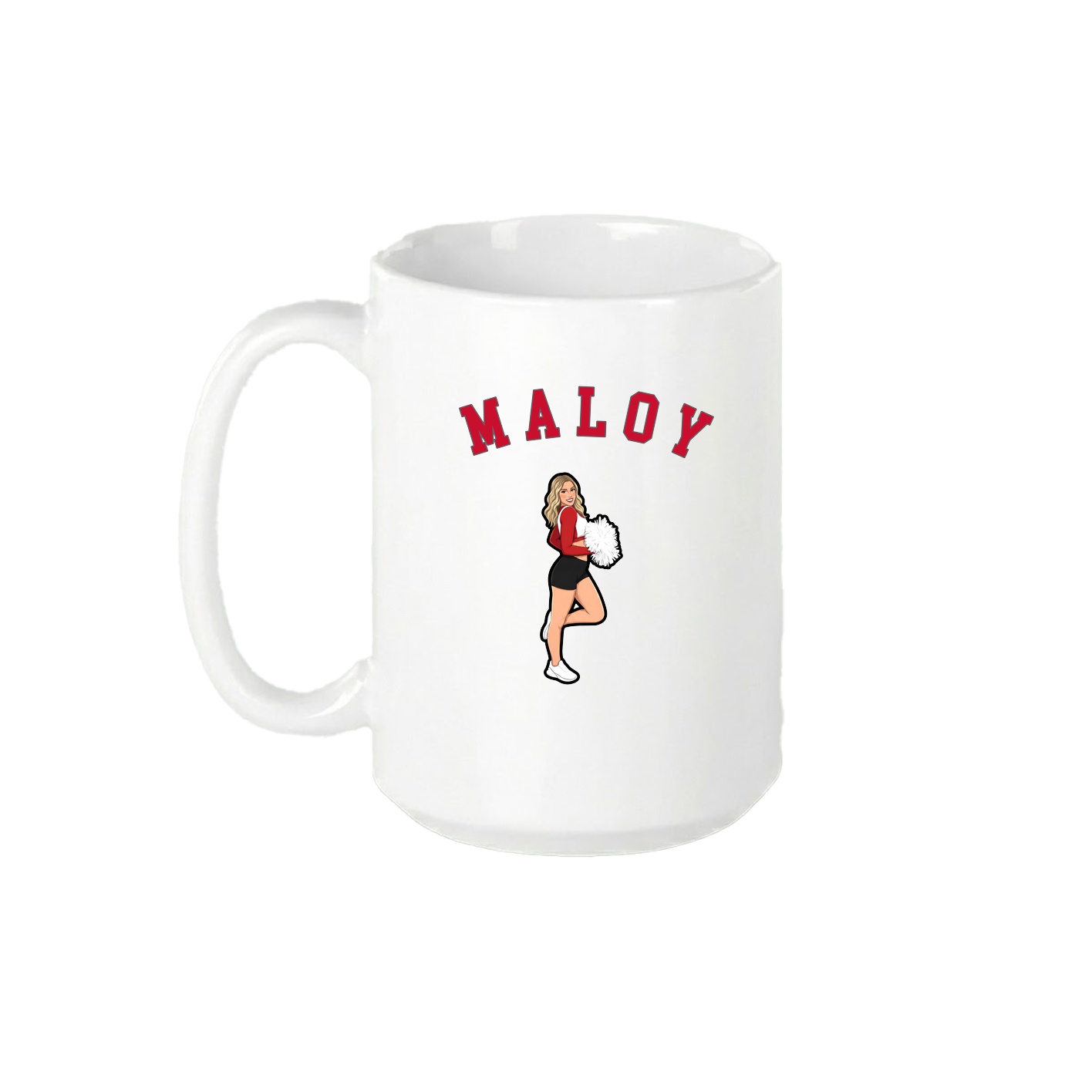 15oz Coffee Mug — Shirsey Arch in White