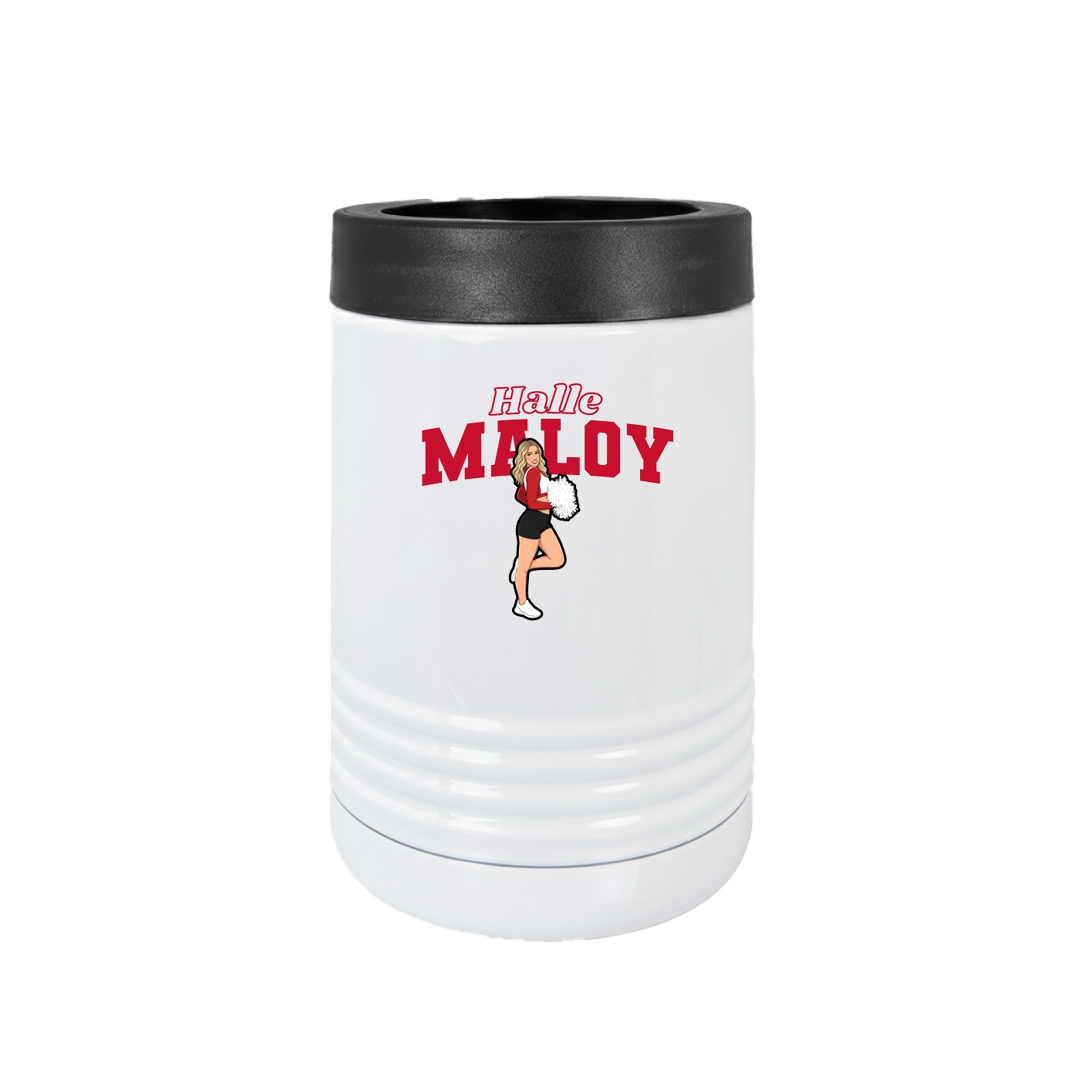 Beverage Holder — Name Arch in White