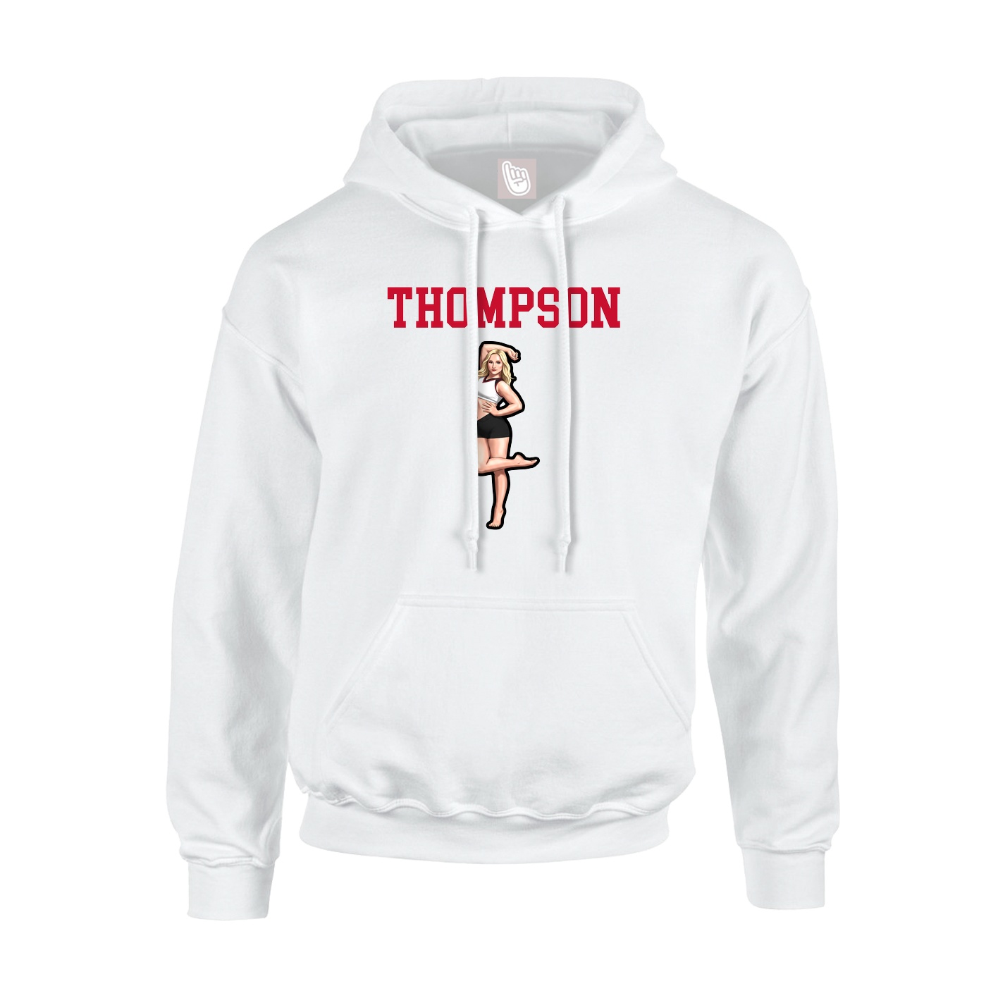 Hoodie — Shirsey in White