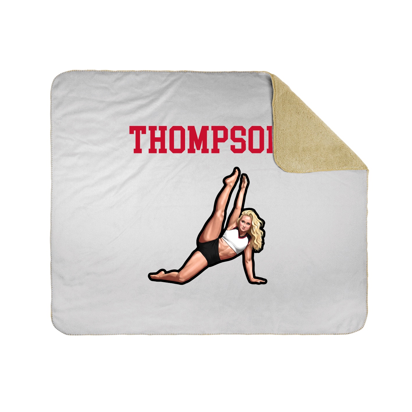 Throw Blanket — Shirsey in White