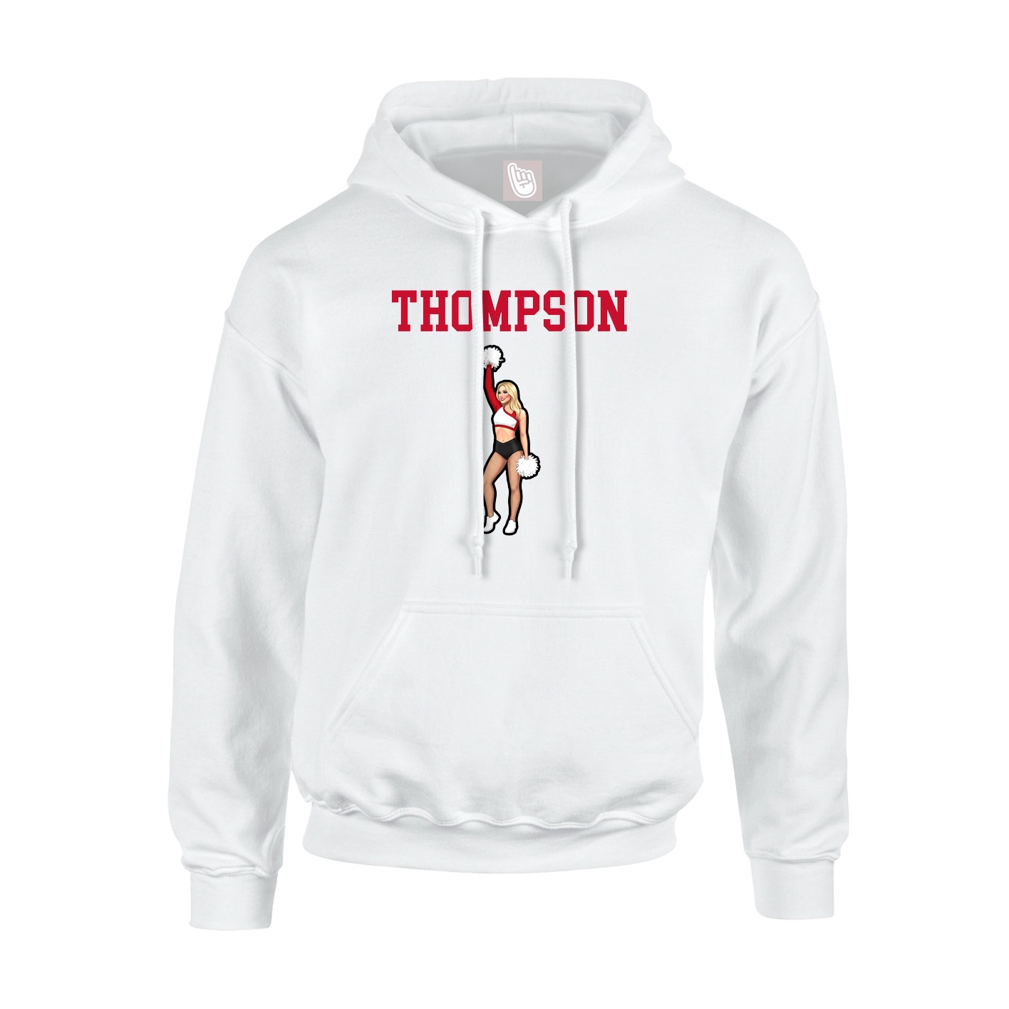 Hoodie — Shirsey in White