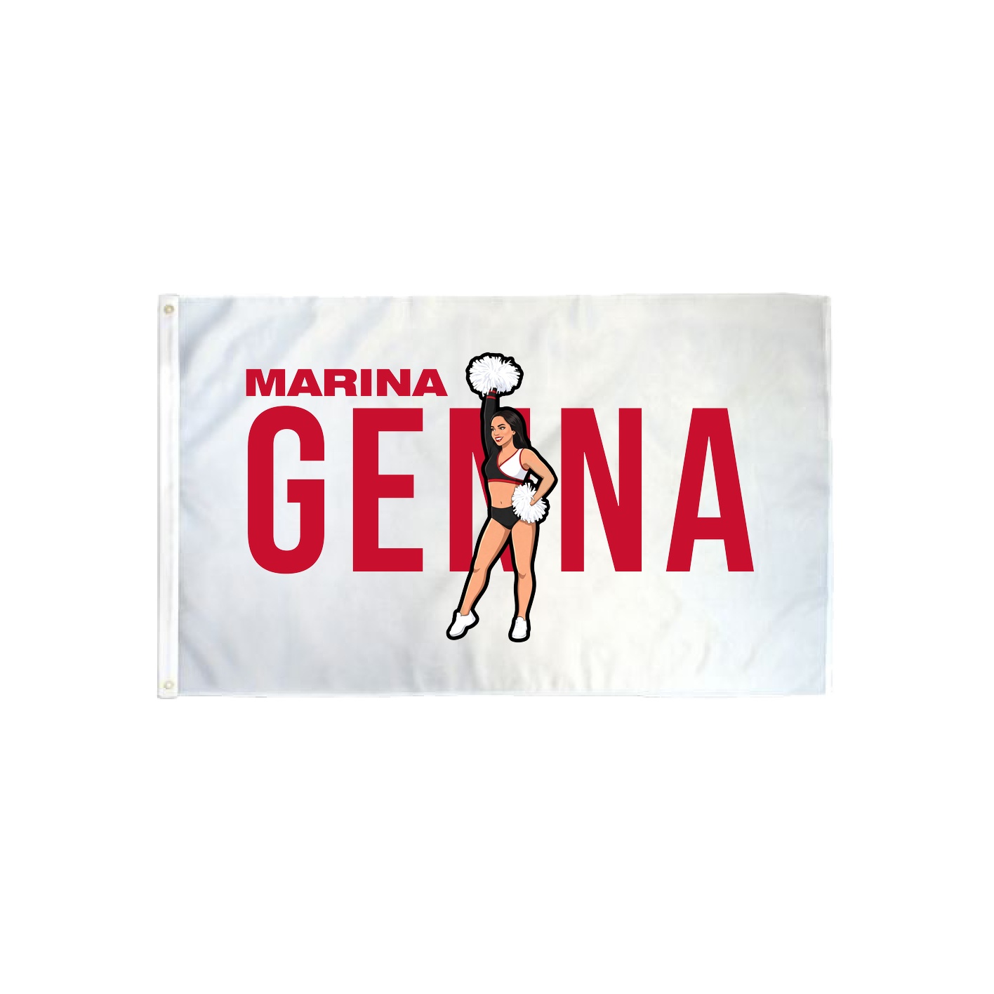 3x5 Flag — Player Name in Classic