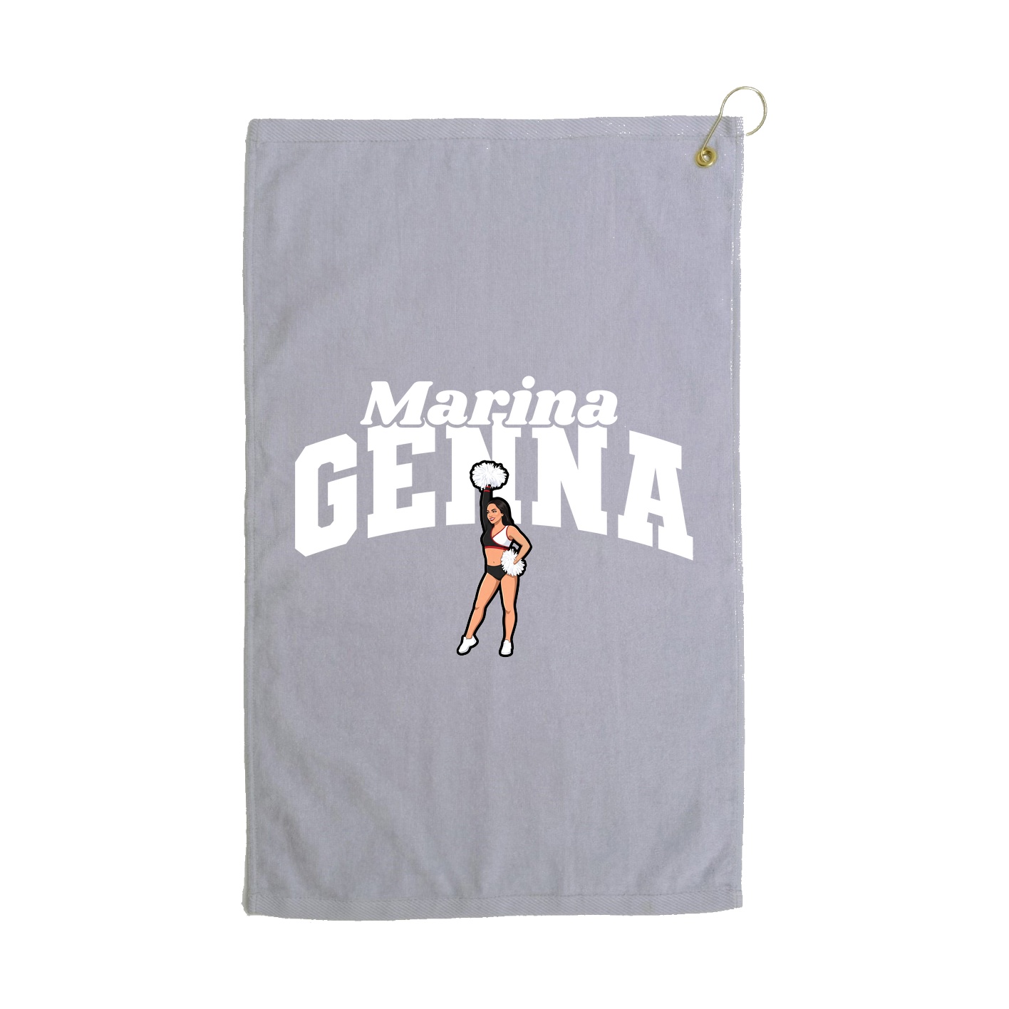 Golf Towel — Signature Arch in Grey