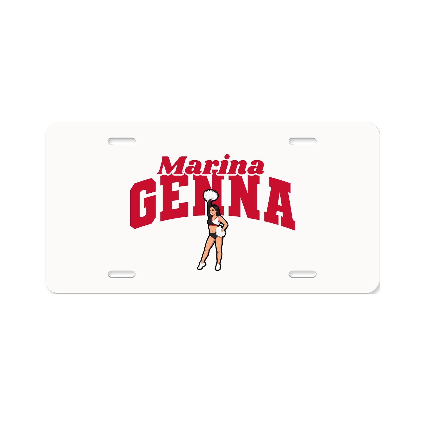 License Plate — Signature Arch in Classic