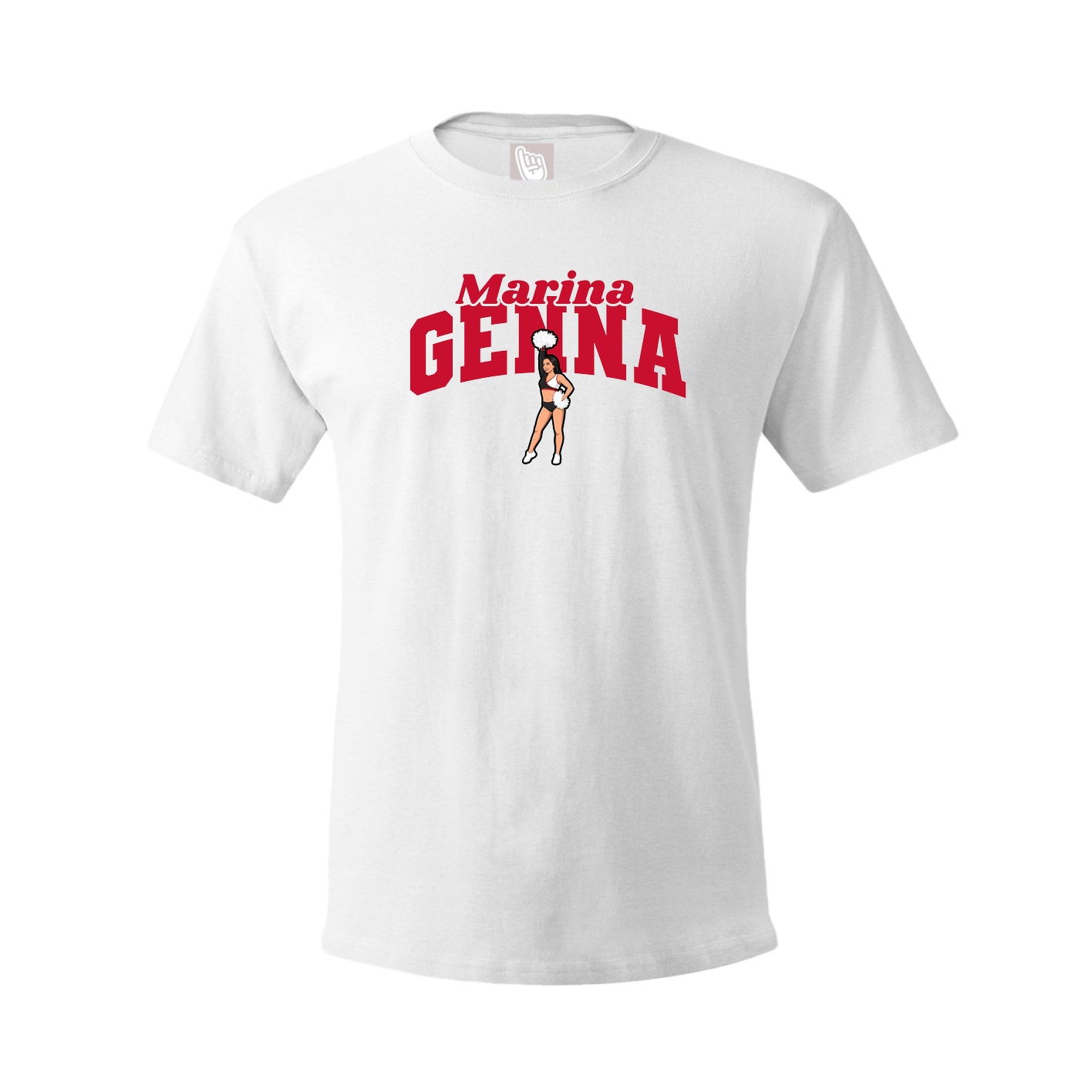 Youth Tee — Signature Arch in White