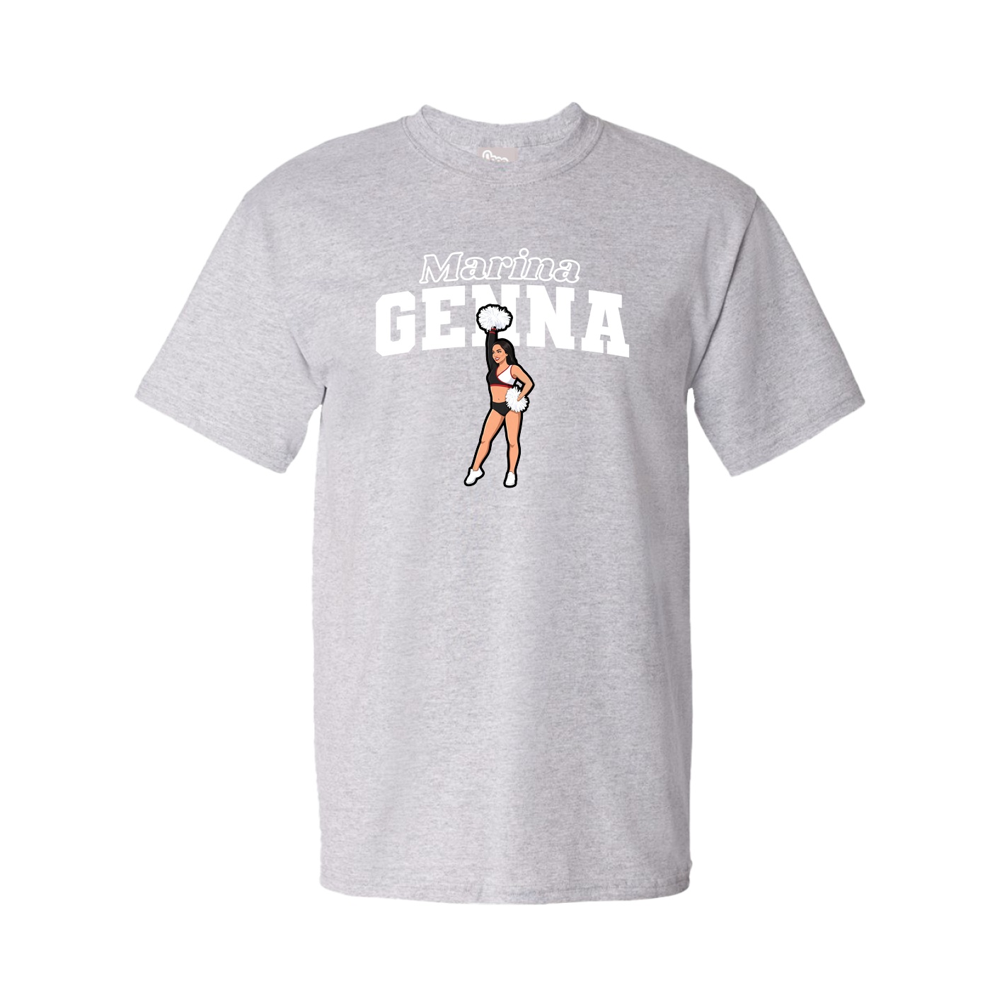 Youth Tee — Name Arch in Grey