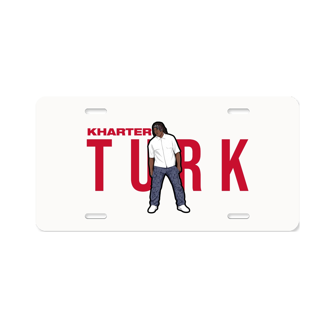 License Plate — Player Name in Classic