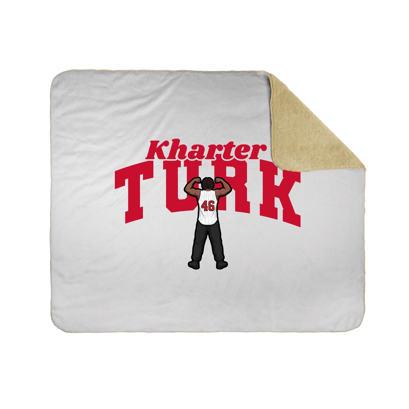 Throw Blanket — Signature Arch in White