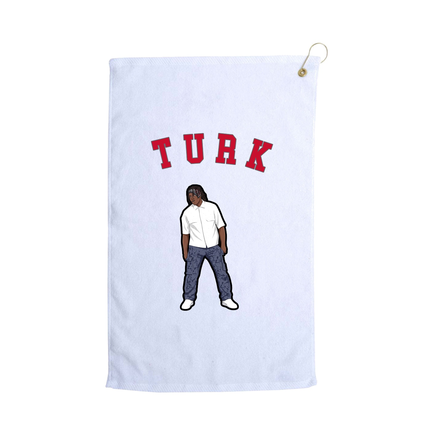Golf Towel — Shirsey Arch in White