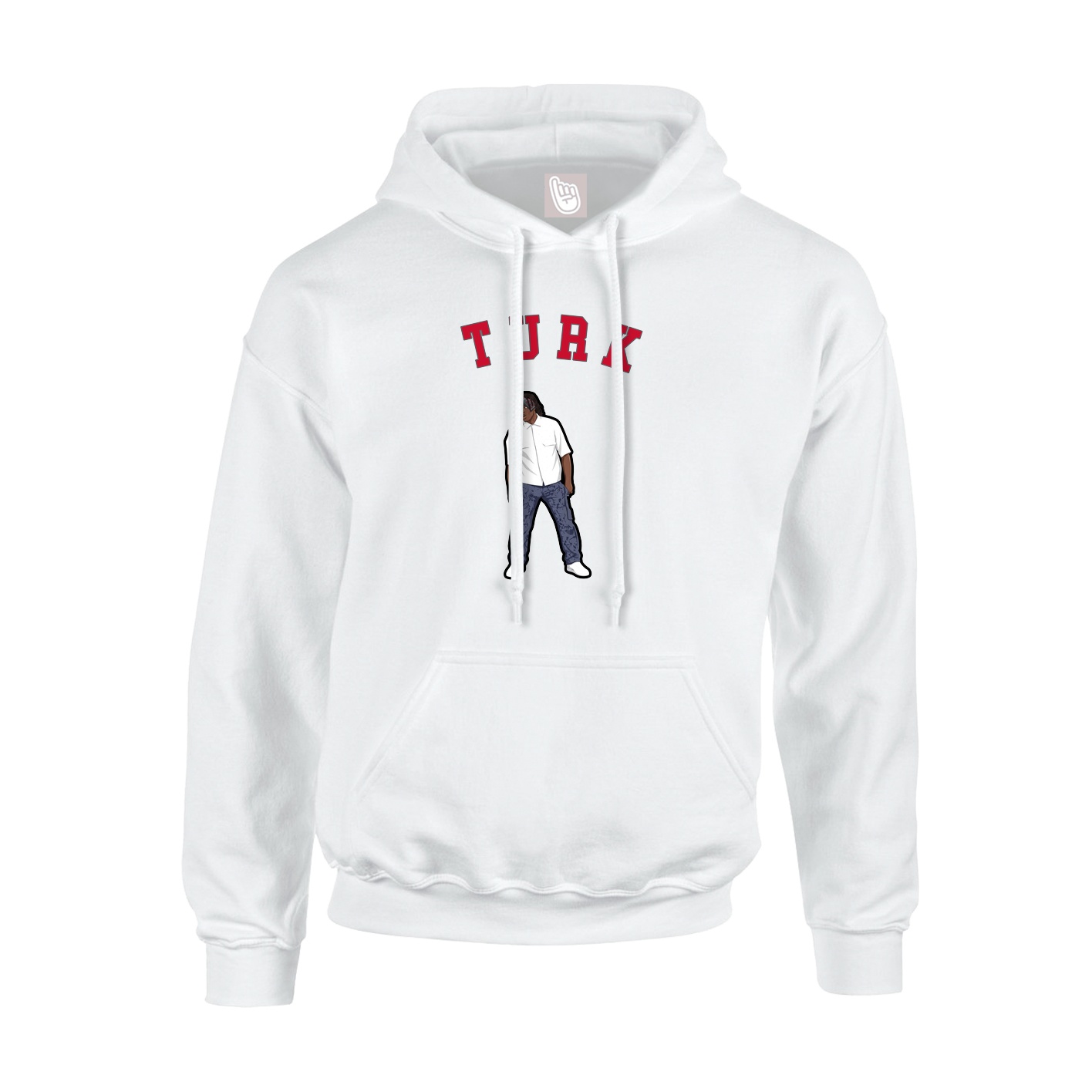 Hoodie — Shirsey Arch in White