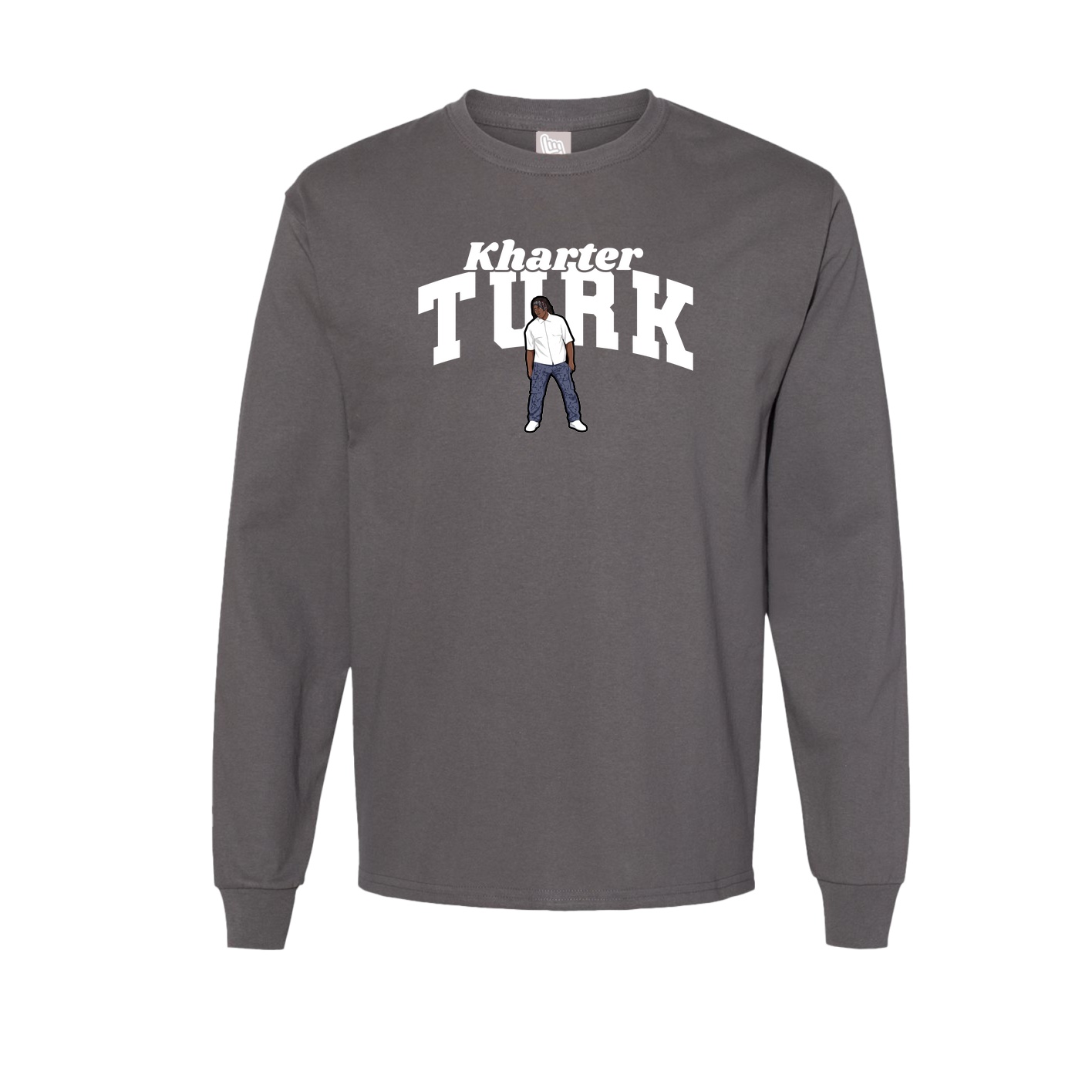 Long Sleeve Tee — Signature Arch in Grey