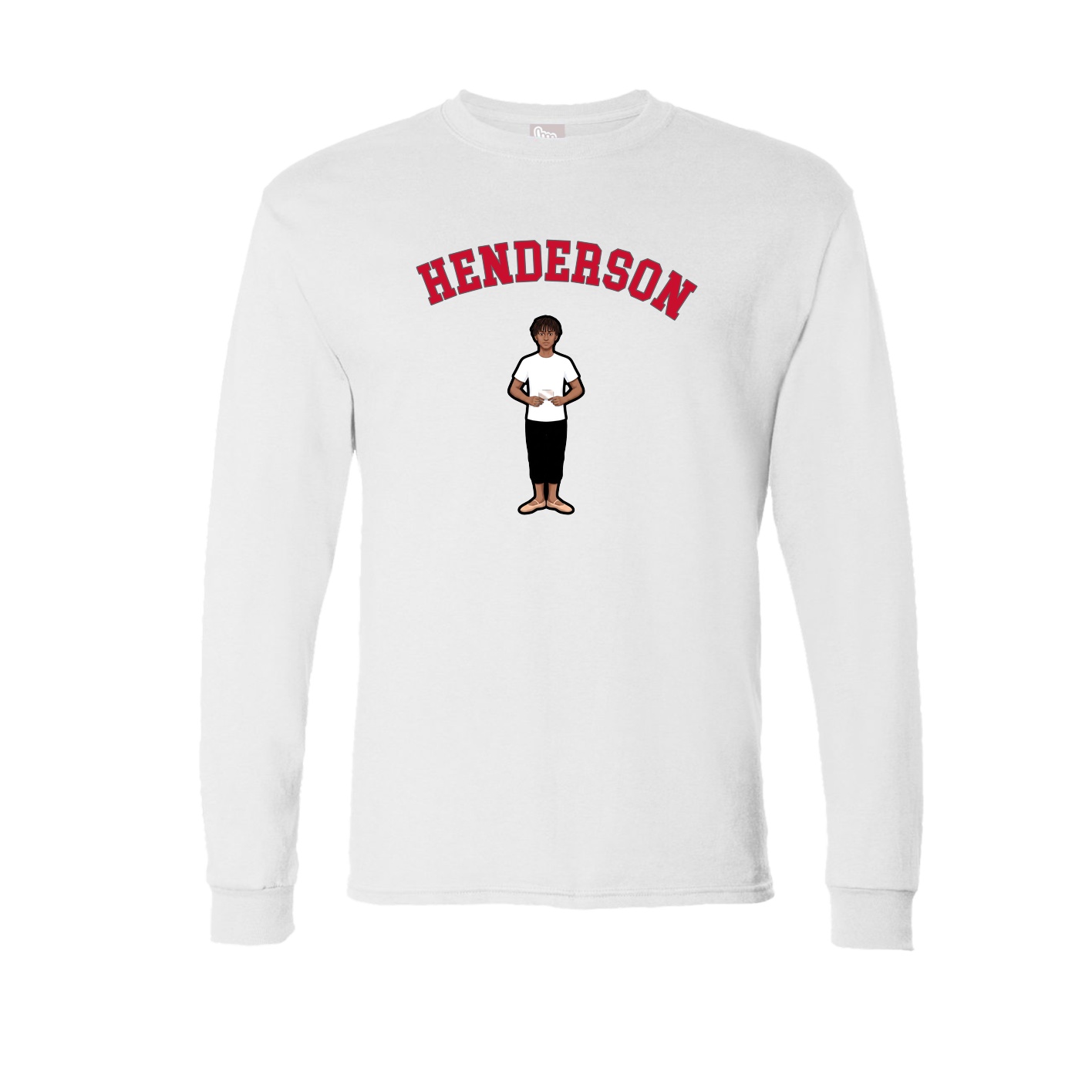 Long Sleeve Tee — Shirsey Arch in White