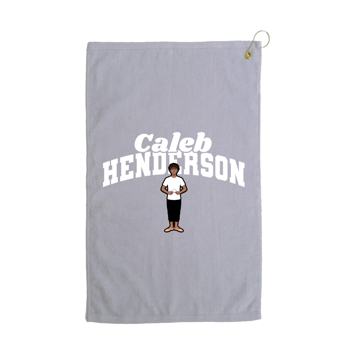 Golf Towel — Signature Arch in Grey