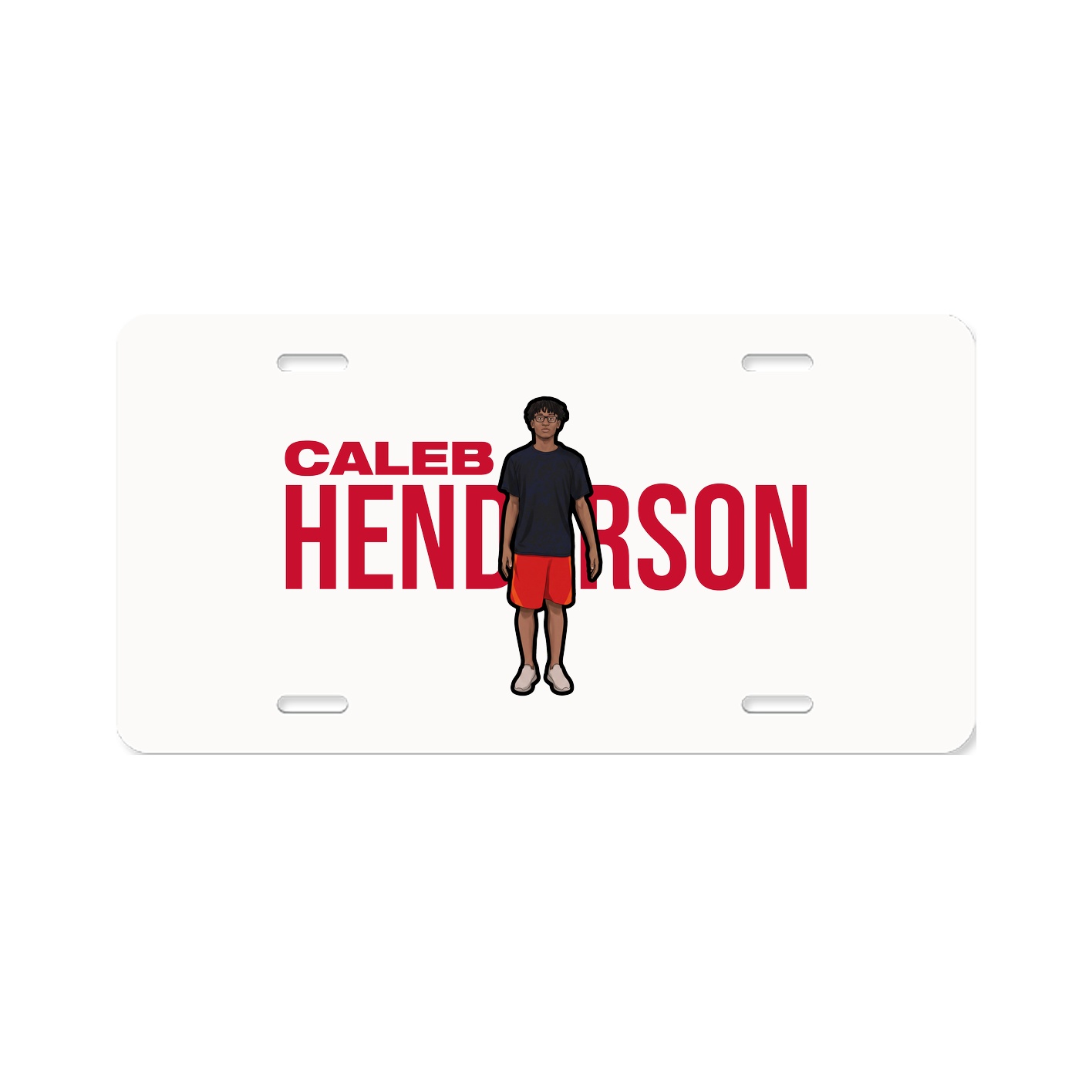 License Plate — Player Name in Classic