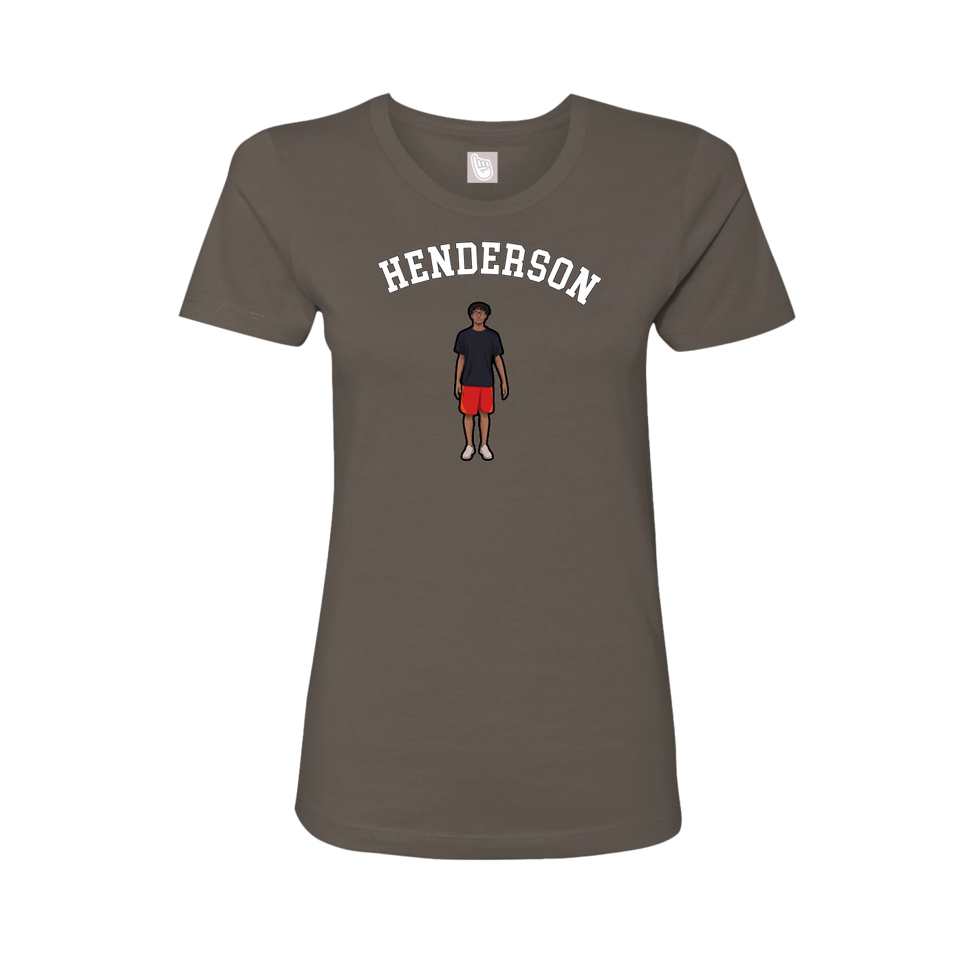 Fitted Women's Tee — Shirsey Arch in Grey