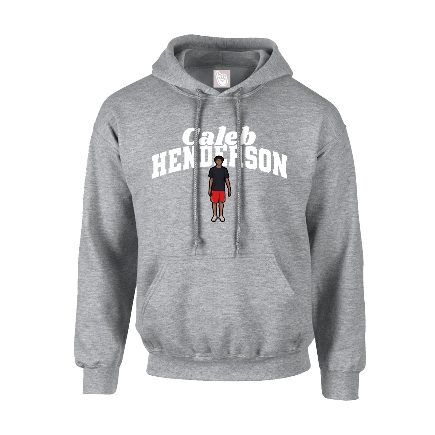 Hoodie — Signature Arch in Grey