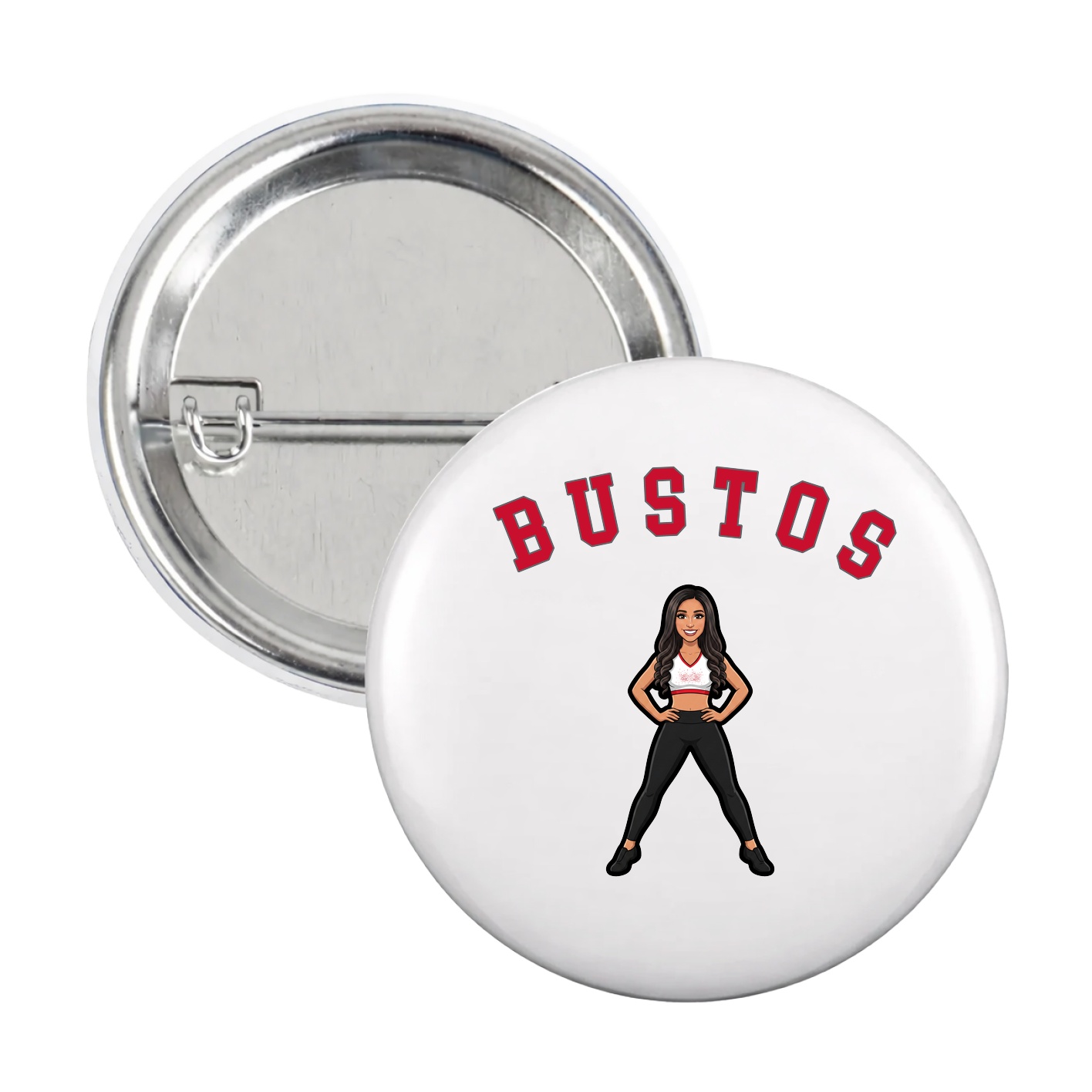 Game Day Button — Shirsey Arch in White