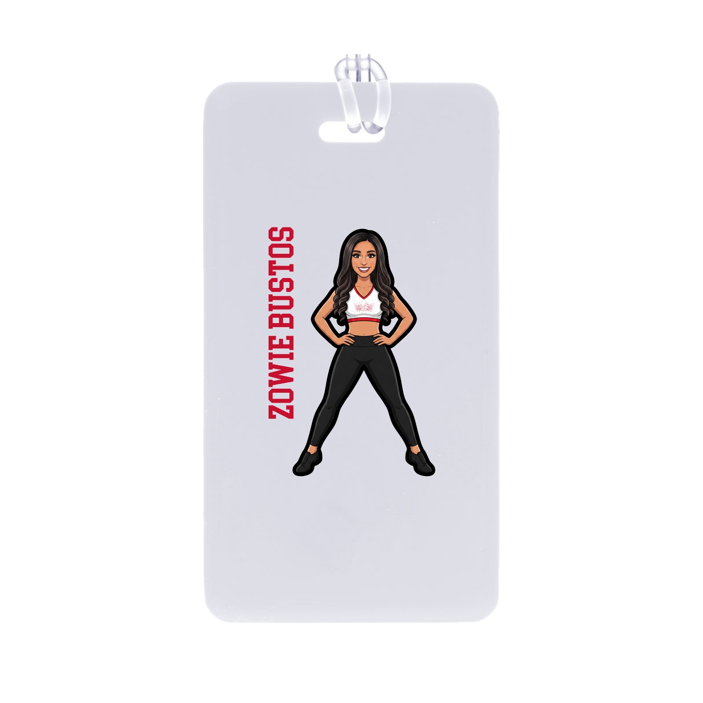Bag Tag — Name Vertical in Classic
