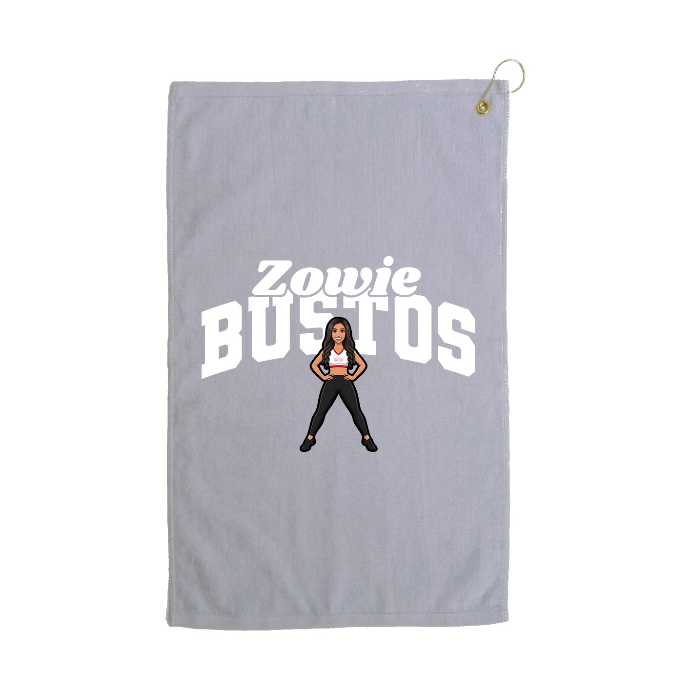 Golf Towel — Signature Arch in Grey