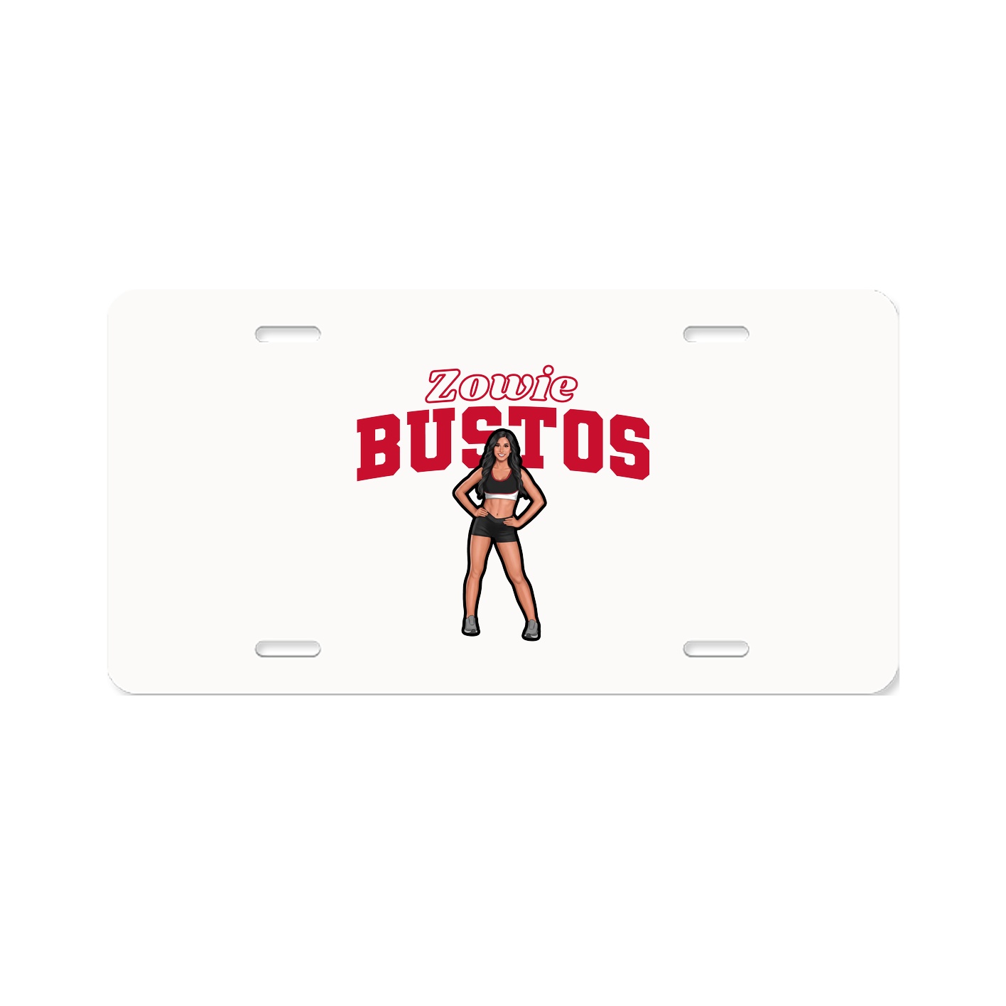License Plate — Name Arch in Classic