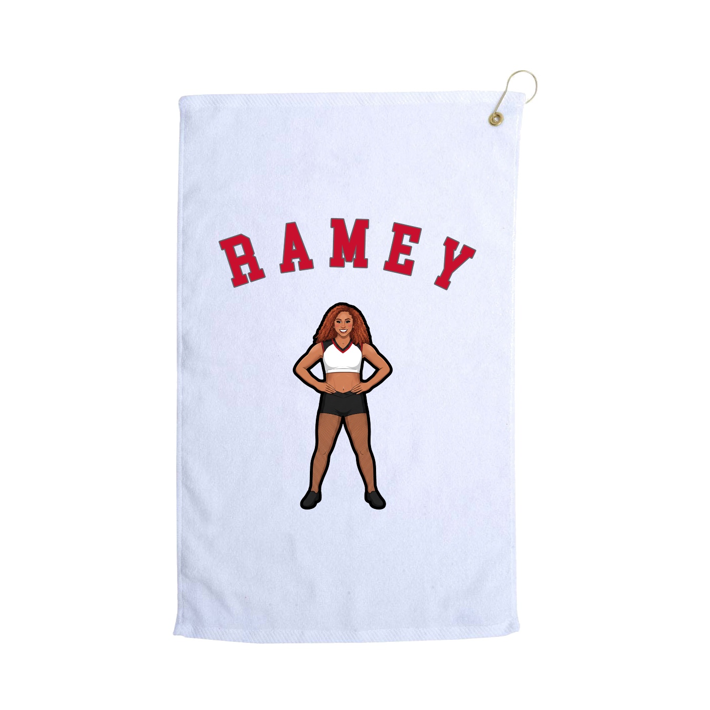 Golf Towel — Shirsey Arch in White