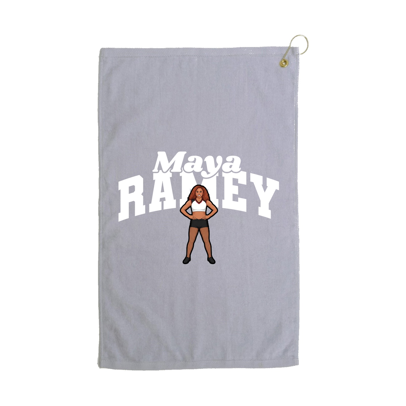 Golf Towel — Signature Arch in Grey