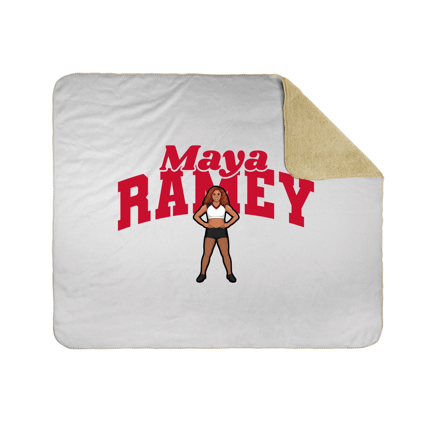 Throw Blanket — Signature Arch in White