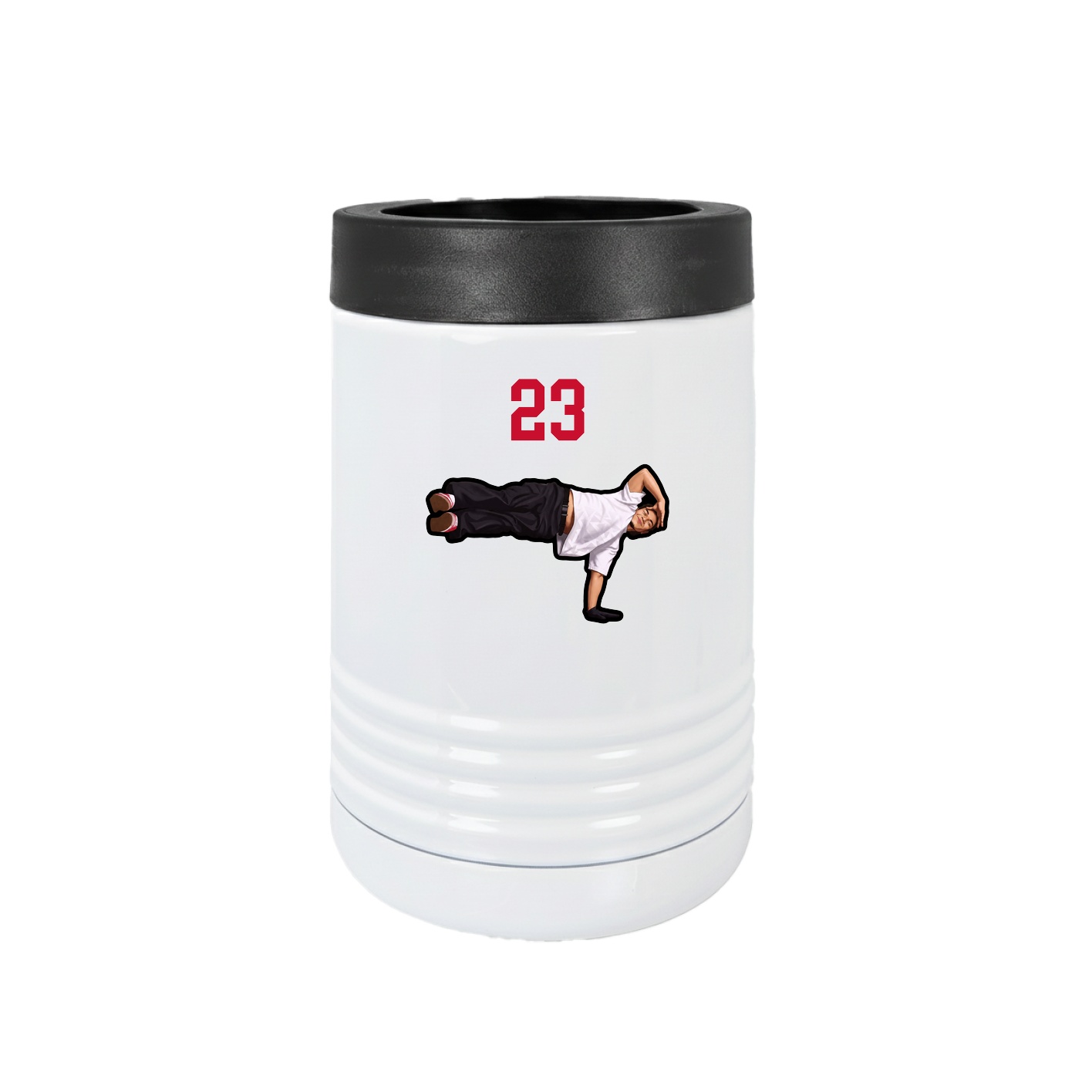 Beverage Holder — Number Top in White