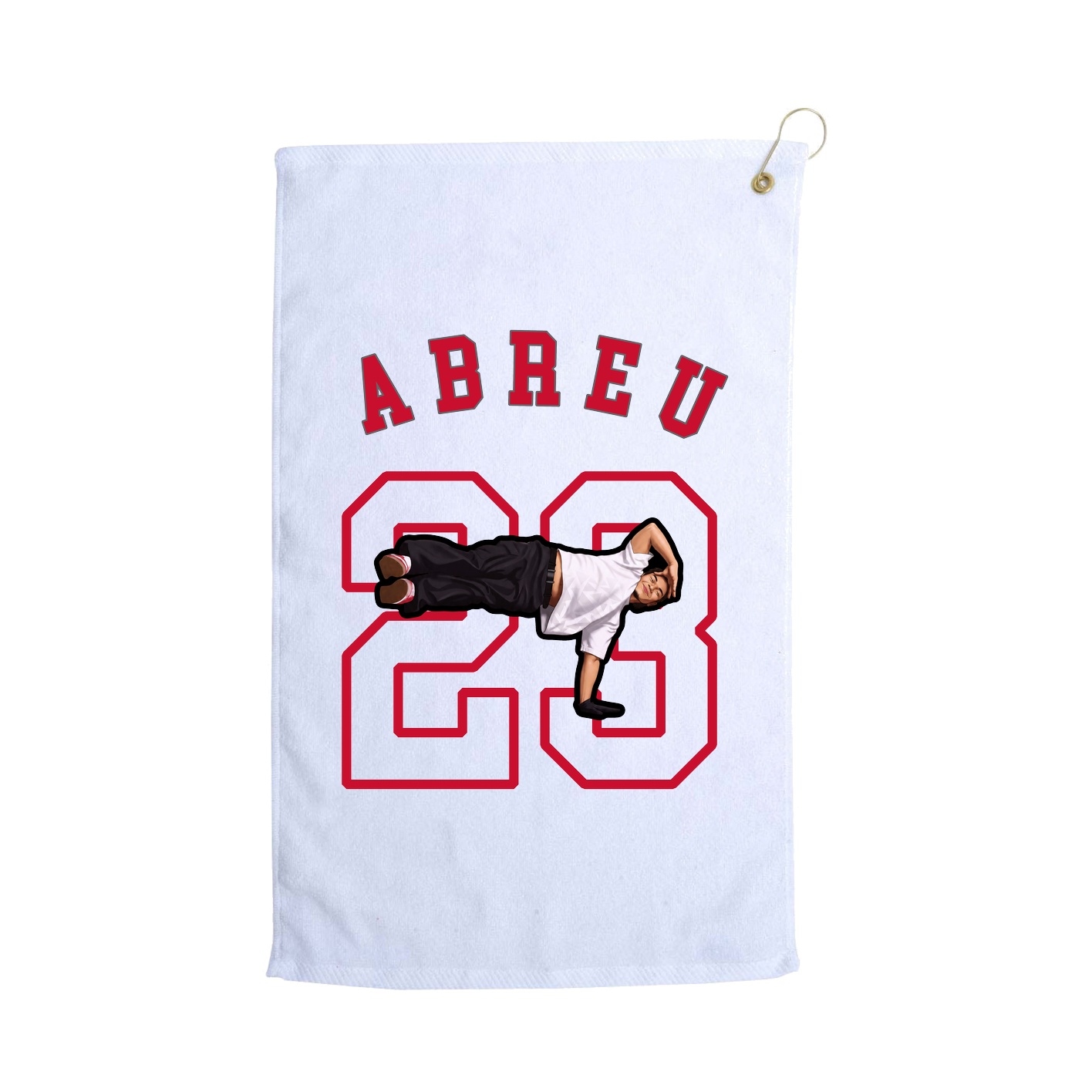 Golf Towel — Shirsey Arch in White