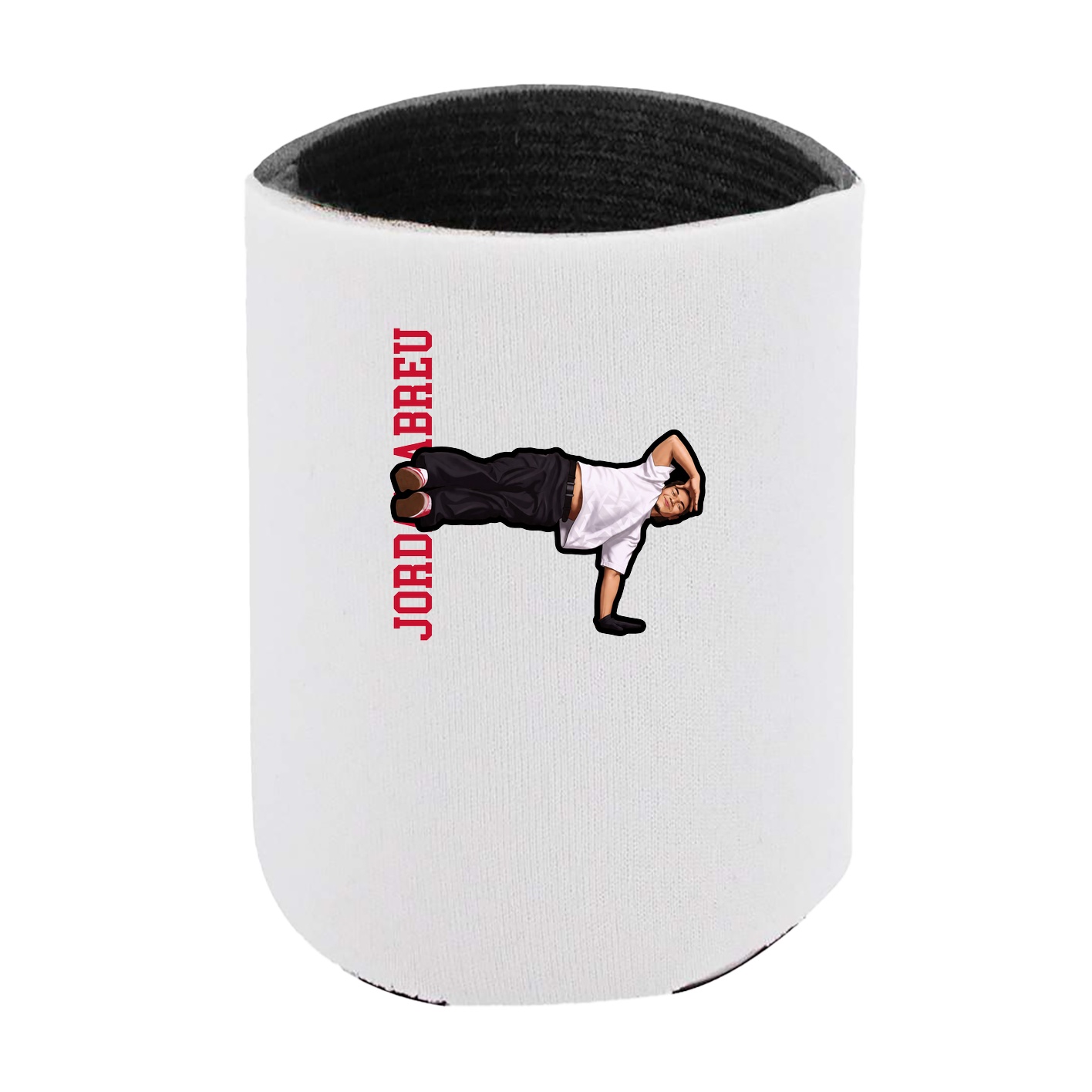 Can Holder — Name Vertical in White