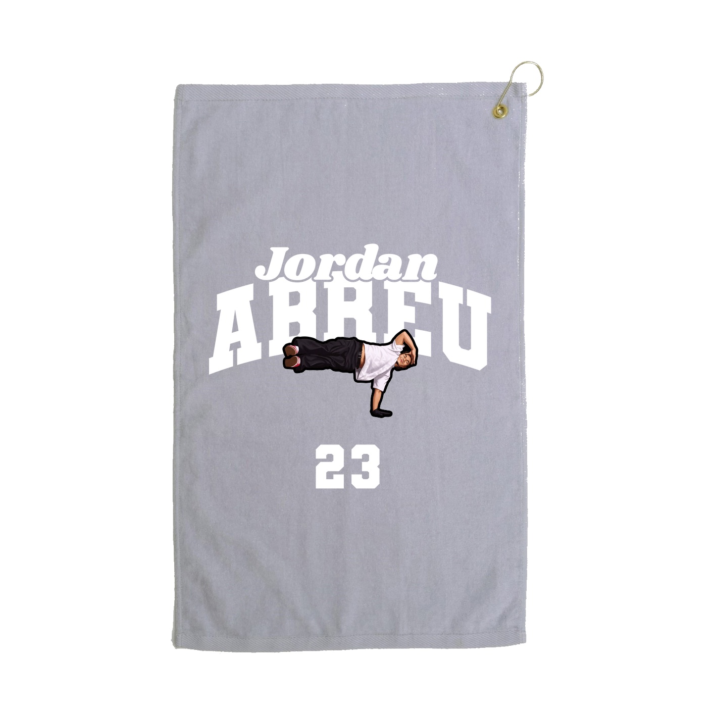 Golf Towel — Signature Arch in Grey