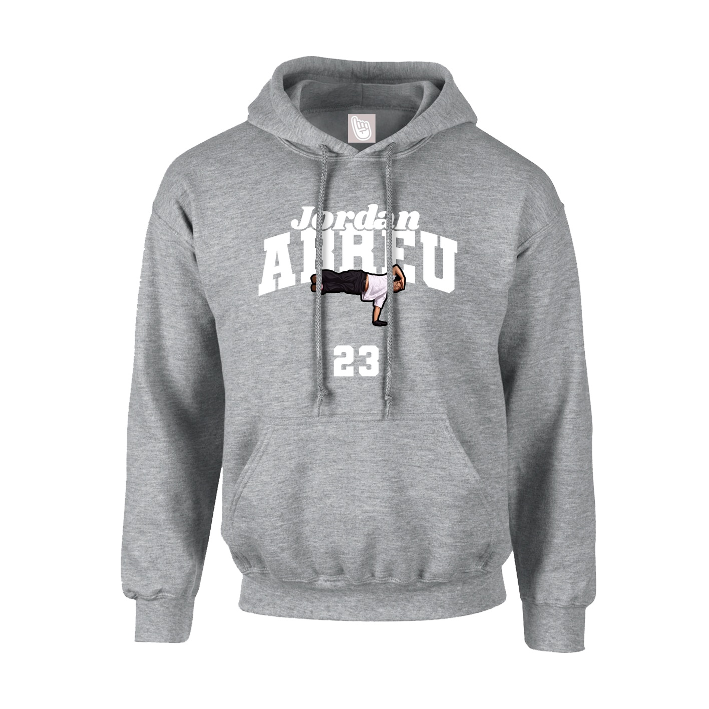 Hoodie — Signature Arch in Grey