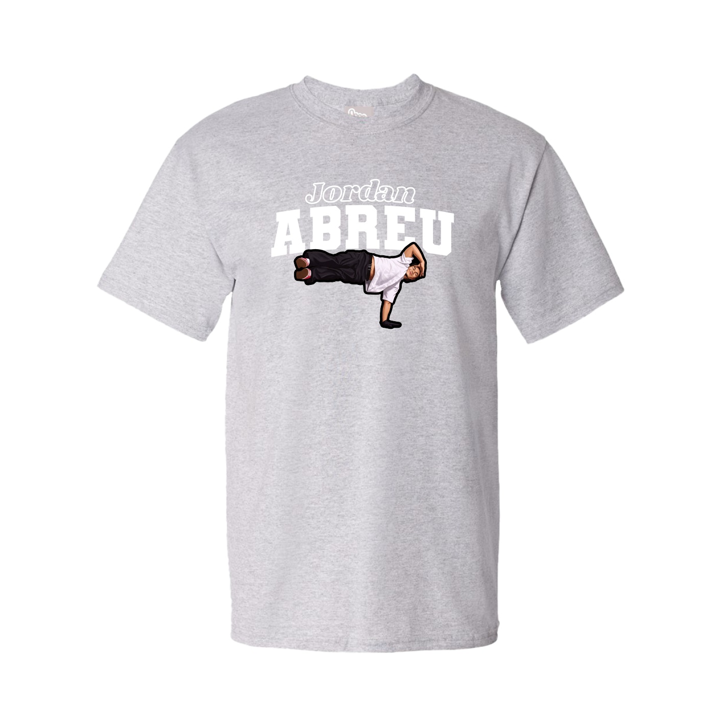 Youth Tee — Name Arch in Grey