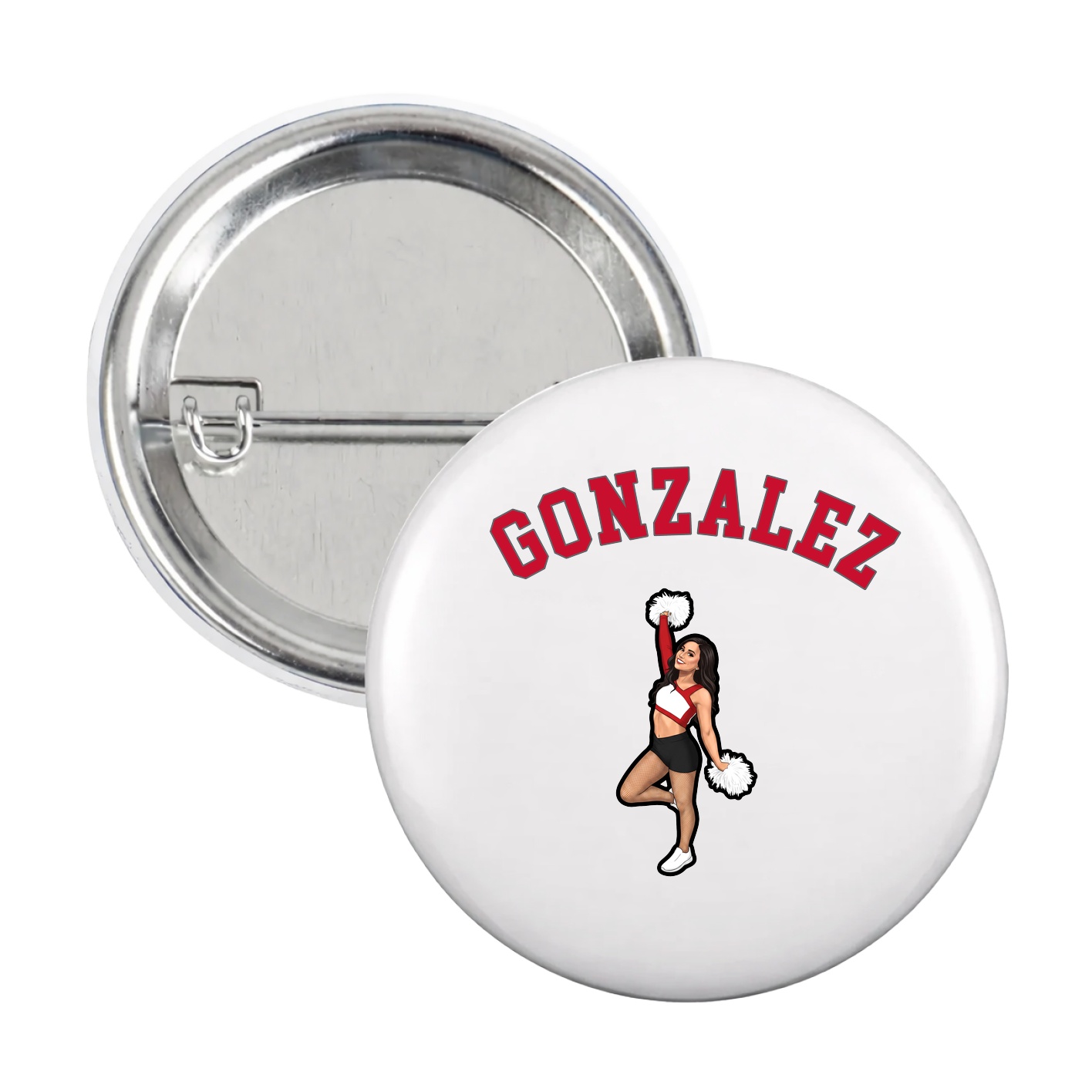 Game Day Button — Shirsey Arch in White