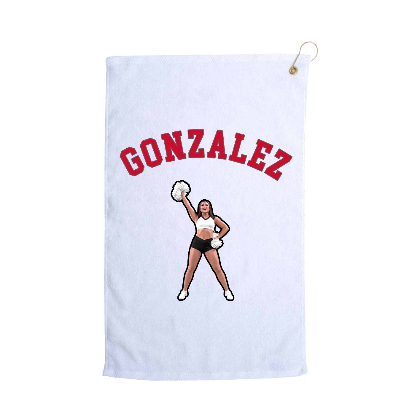 Golf Towel — Shirsey Arch in White