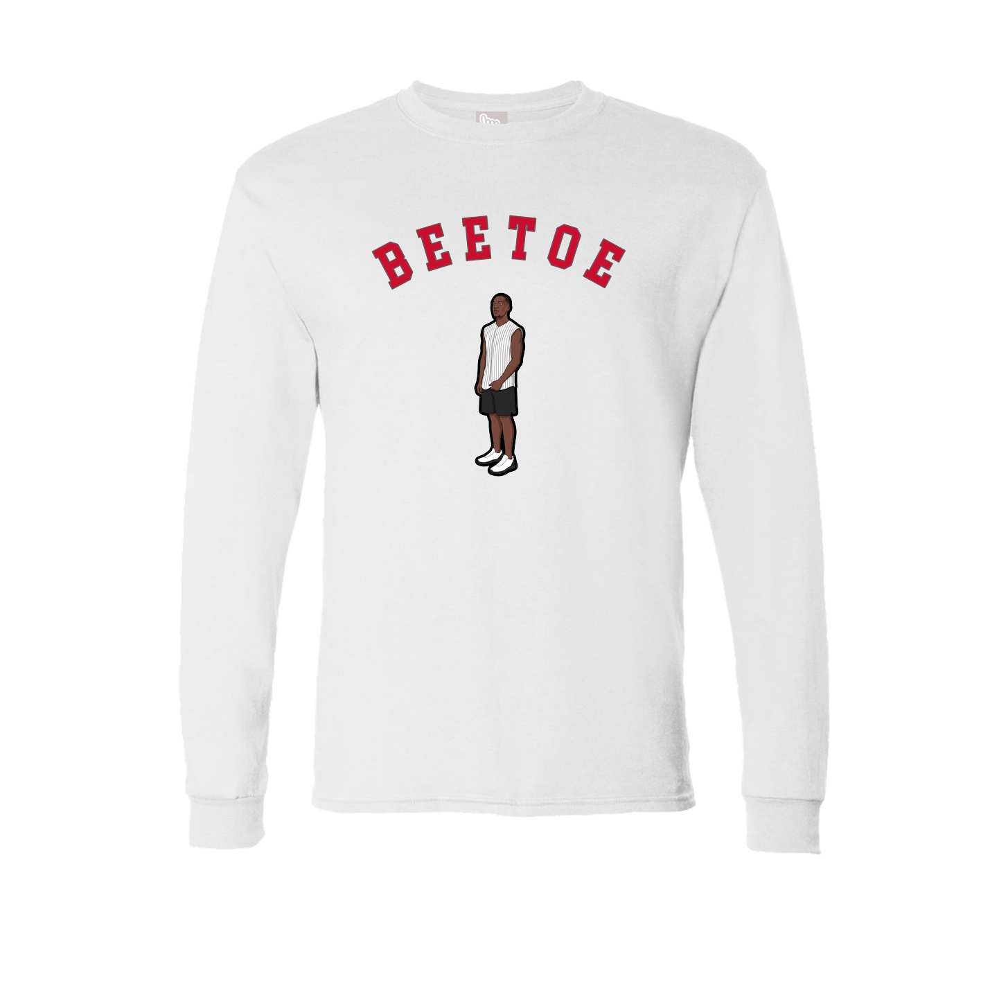 Long Sleeve Tee — Shirsey Arch in White