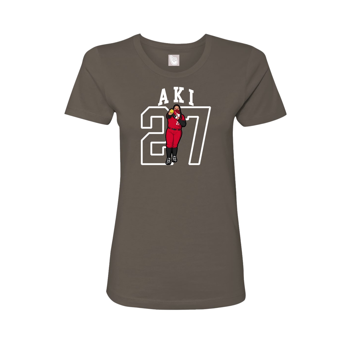Fitted Women's Tee — Shirsey in Grey