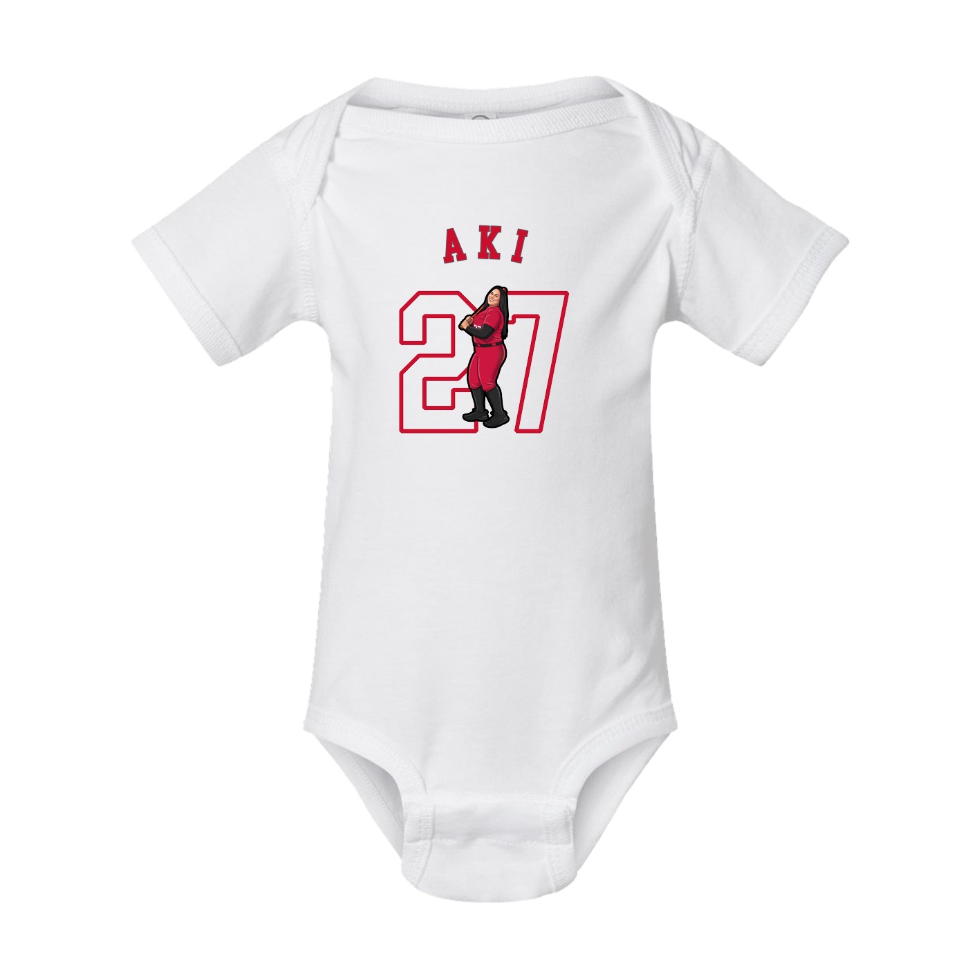 Baby Onesie — Shirsey Arch in White
