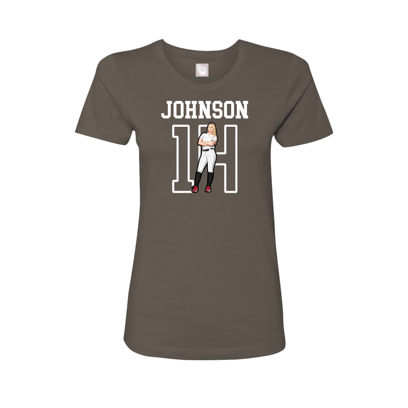 Fitted Women's Tee — Shirsey in Grey