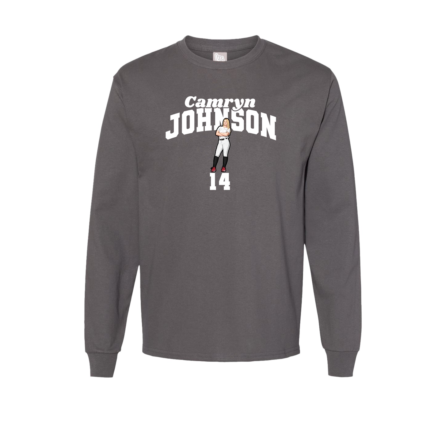 Long Sleeve Tee — Signature Arch in Grey