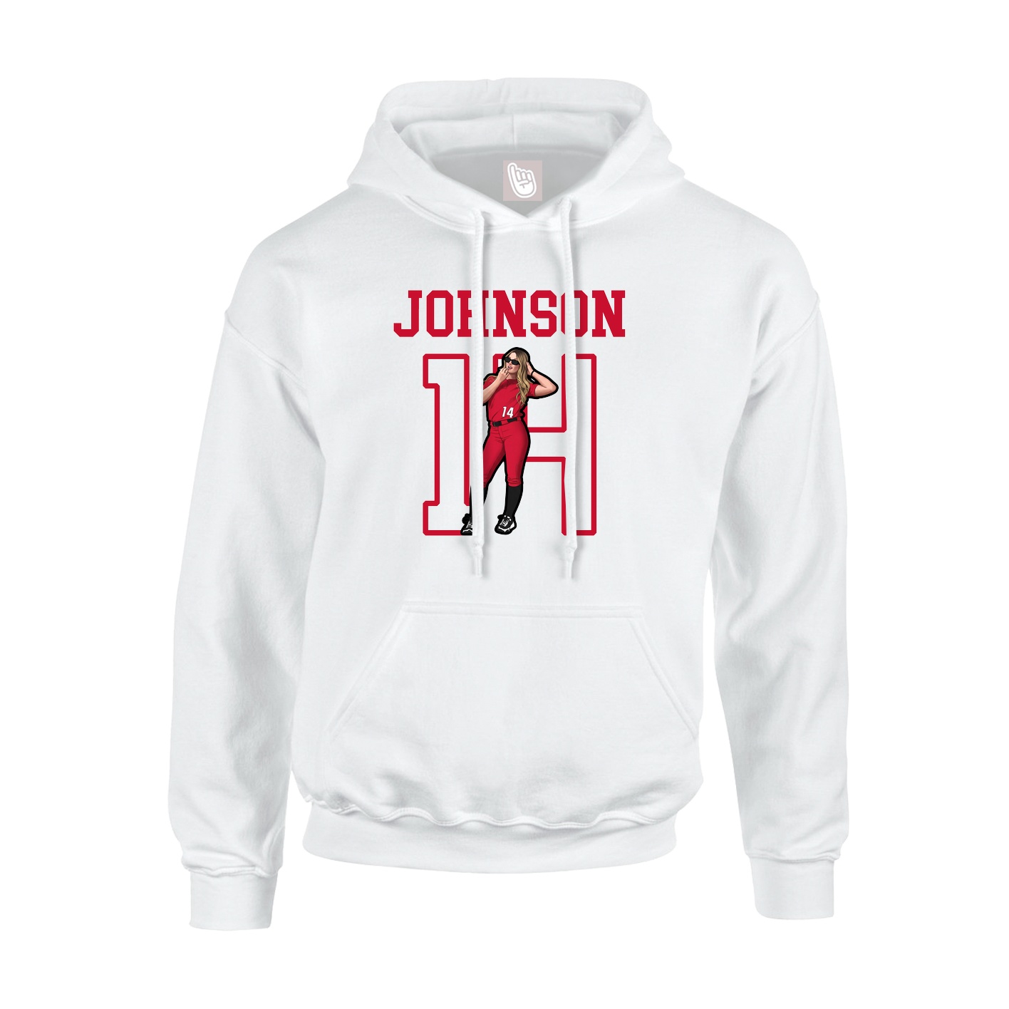 Youth Hoodie — Shirsey in White