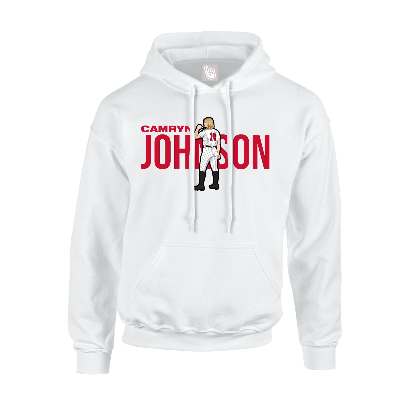 Hoodie — Player Name in White
