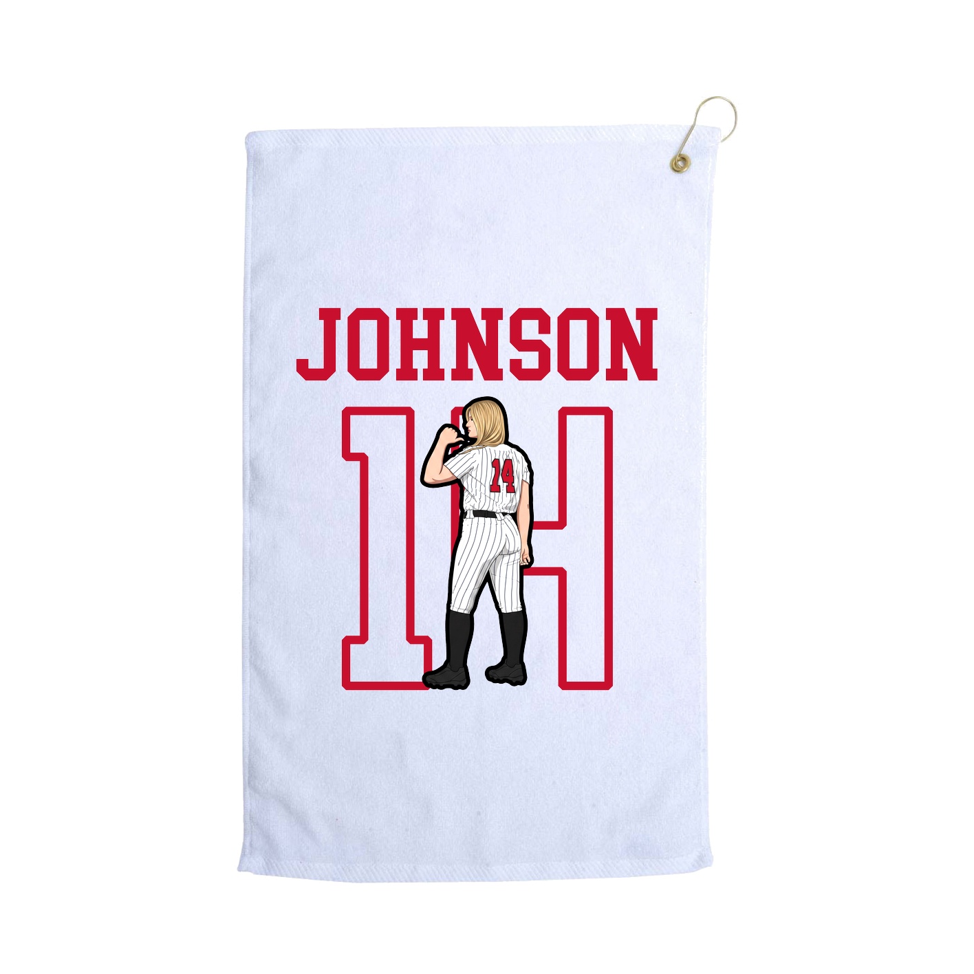 Golf Towel — Shirsey in White