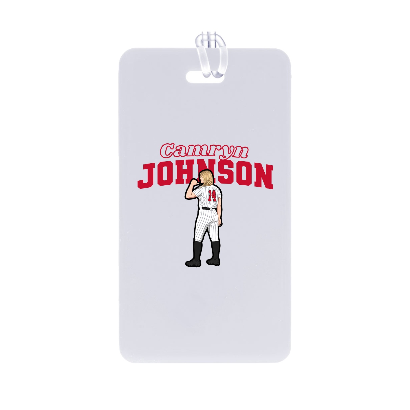 Bag Tag — Name Arch in Classic