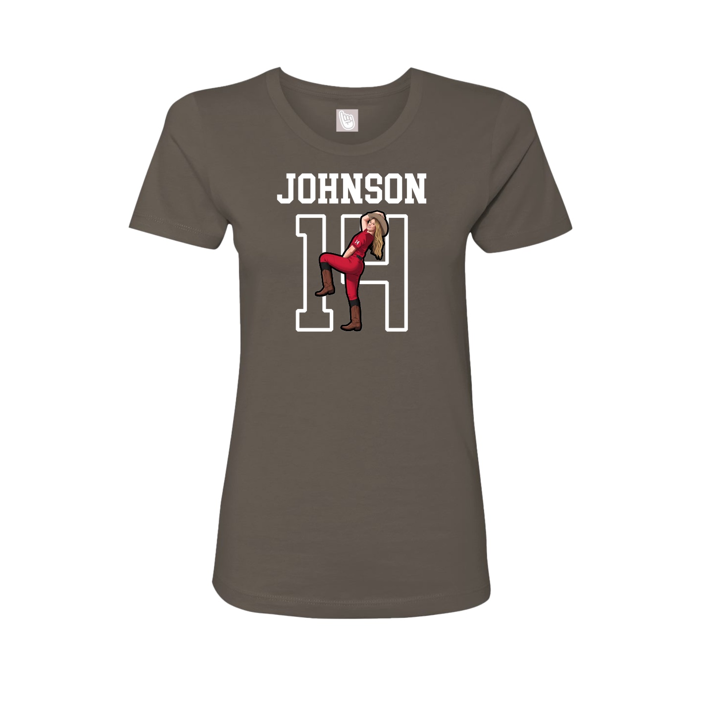 Fitted Women's Tee — Shirsey in Grey