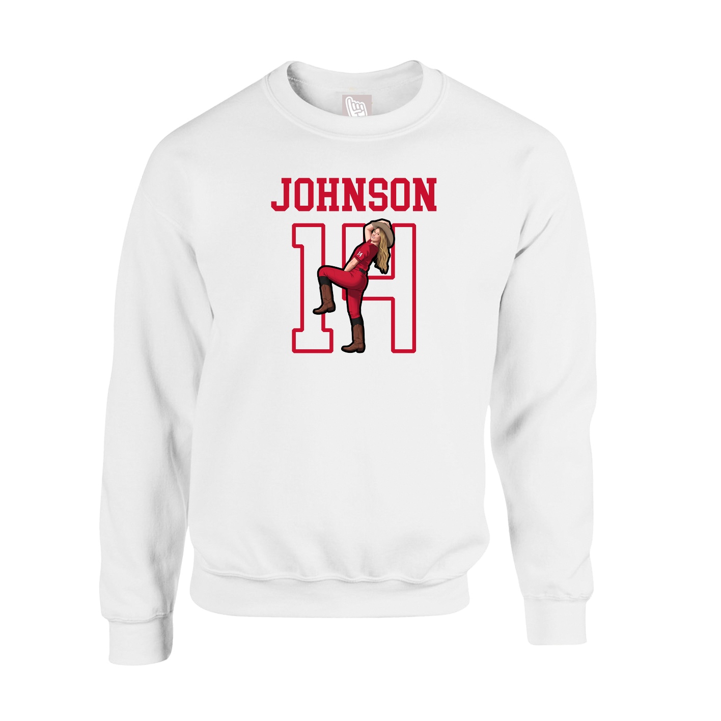 Fleece Crew — Shirsey in White