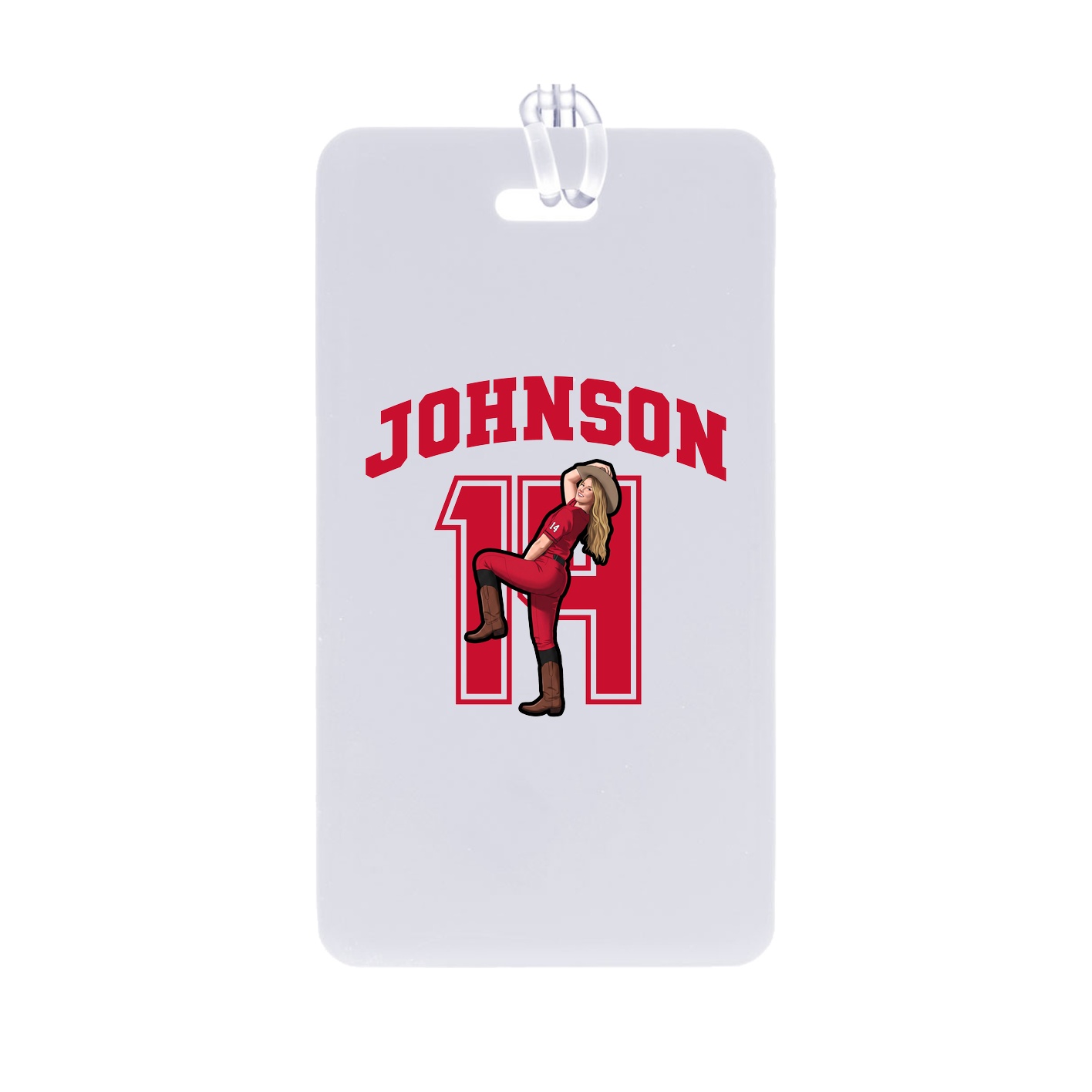 Bag Tag — Number in Classic