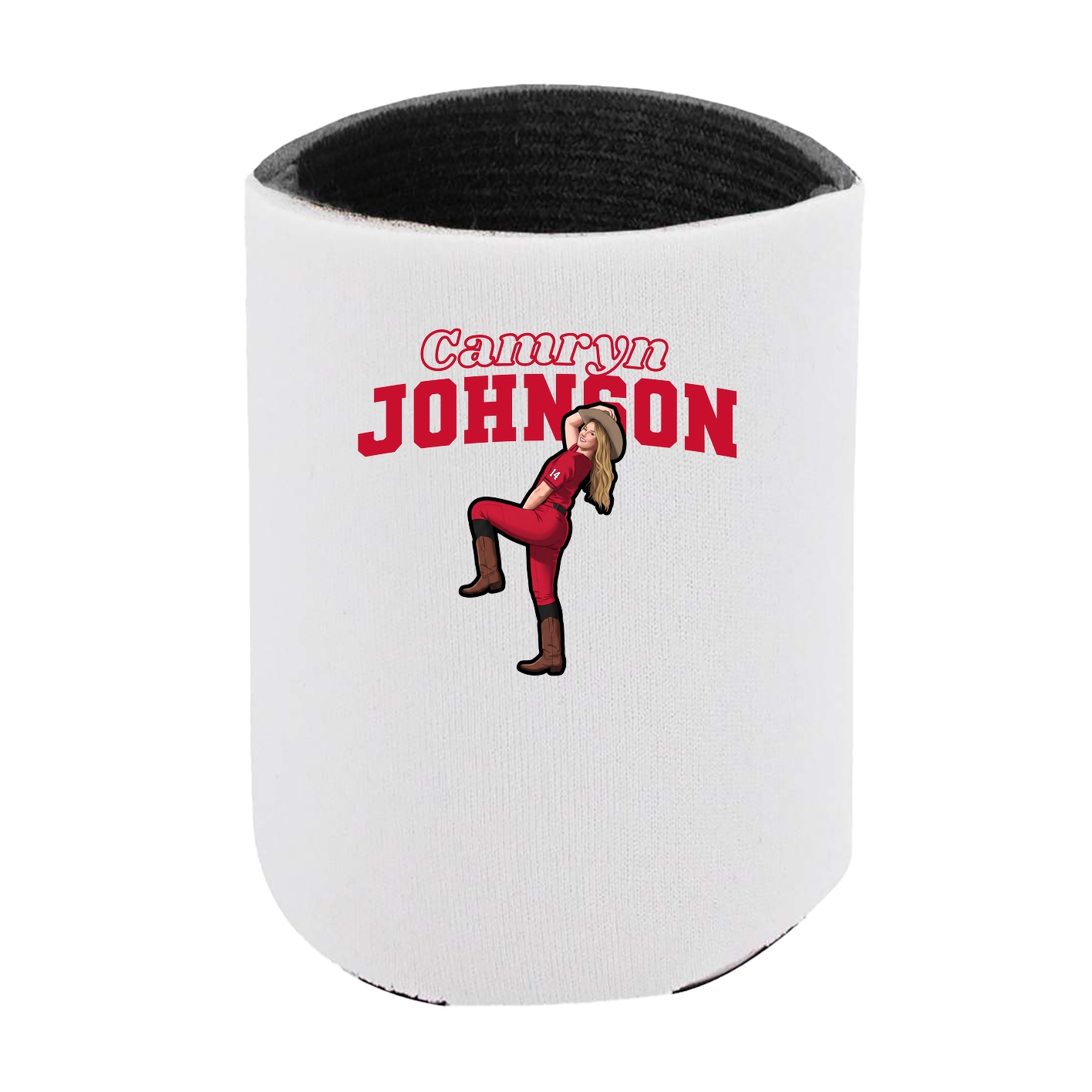 Can Holder — Name Arch in White