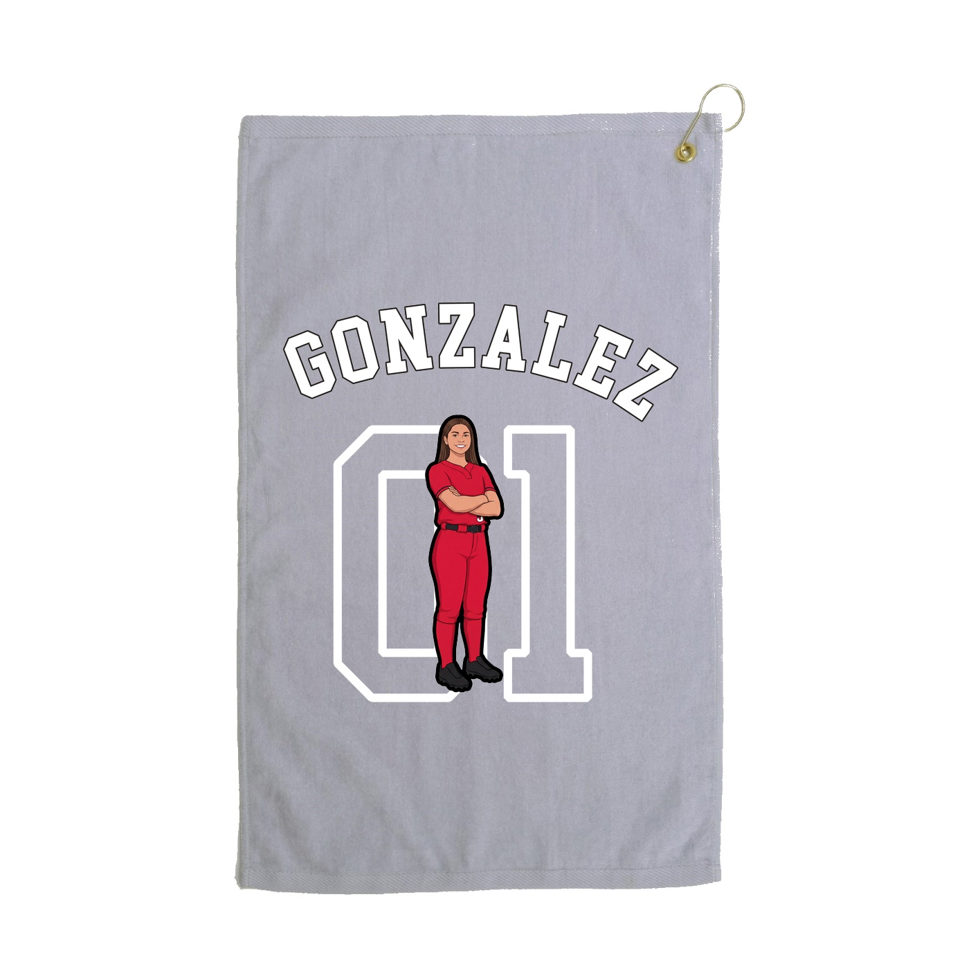 Golf Towel — Shirsey Arch in Grey