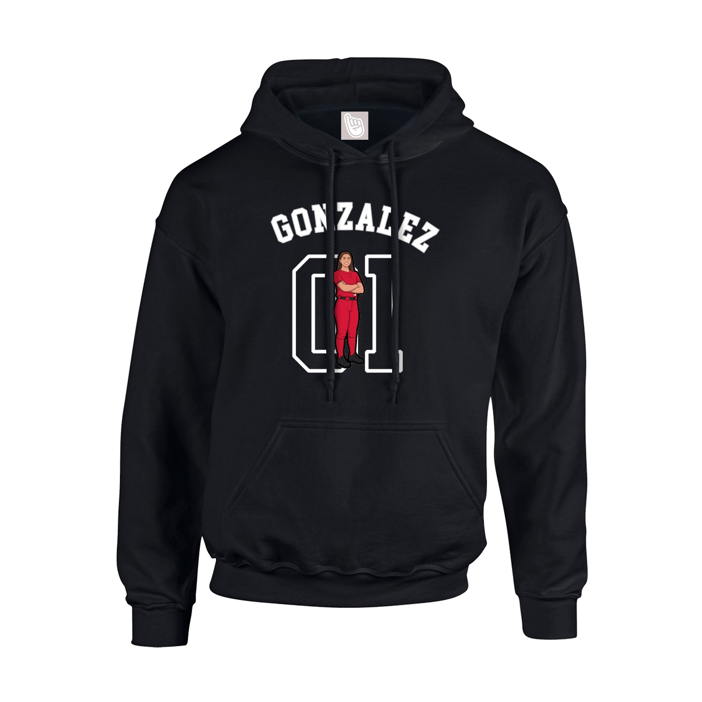 Youth Hoodie — Shirsey Arch in Black